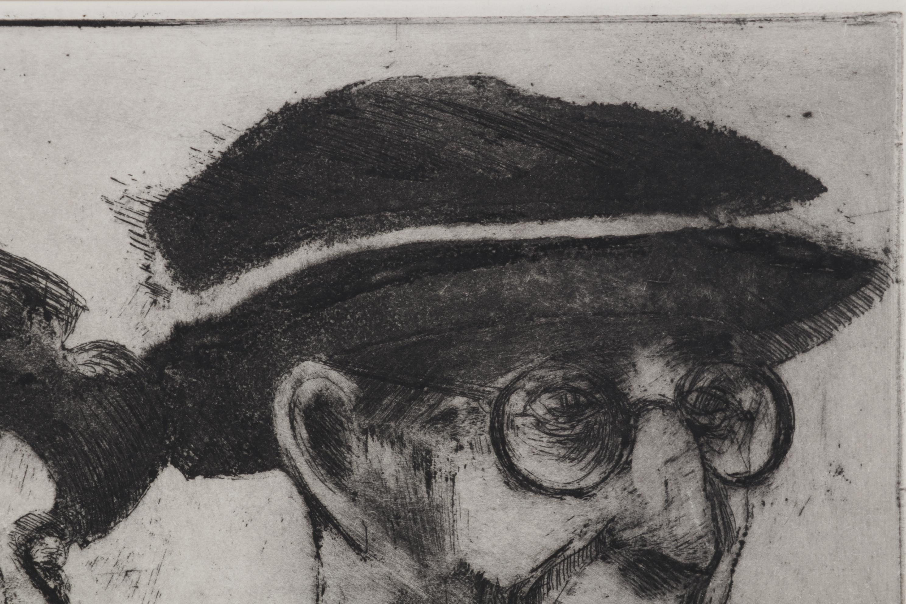 Sidney Chafetz Etching With Aquatint "Worthy Recipients," Circa 1968