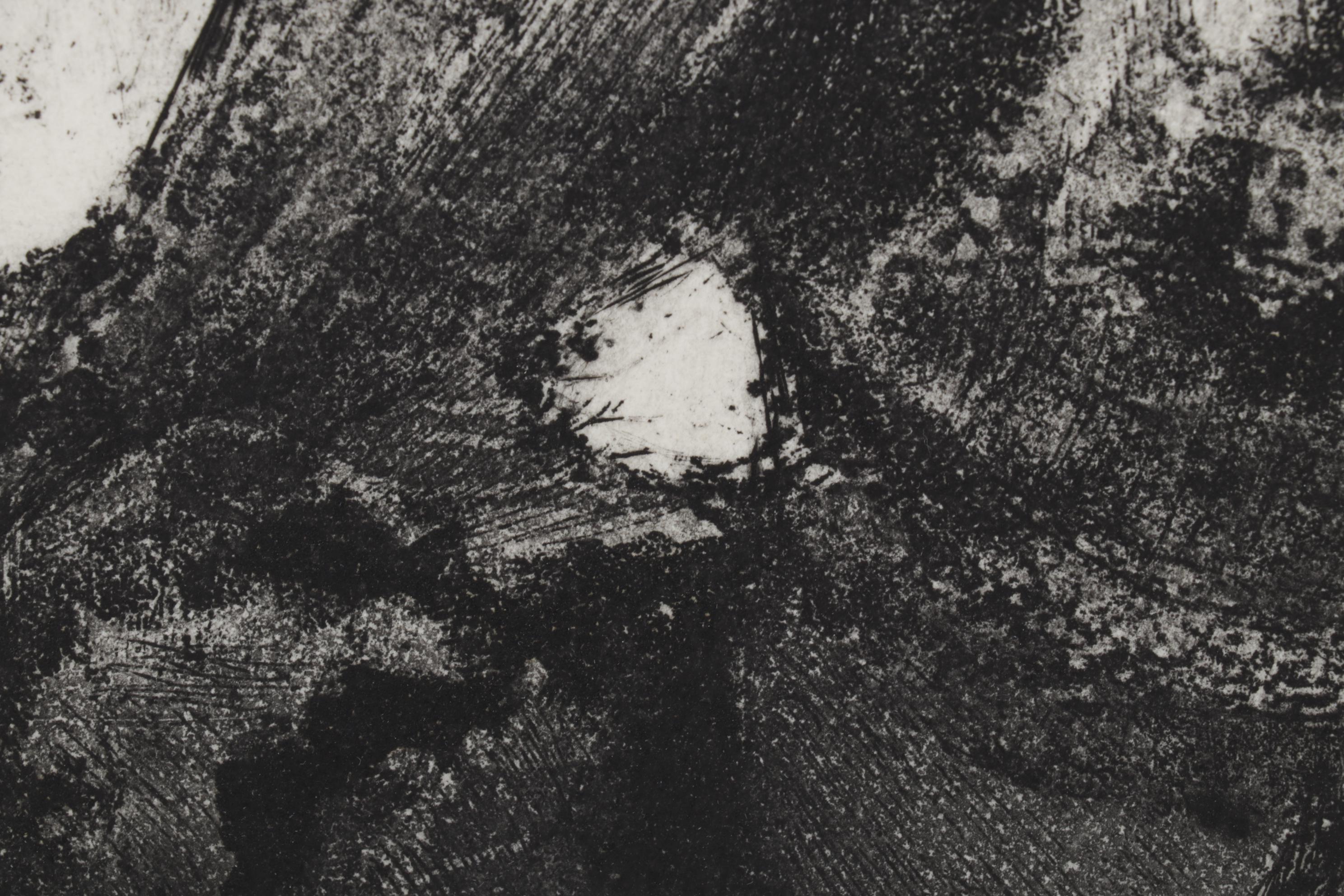 Sidney Chafetz Etching "Vicky and Eddy," 1970