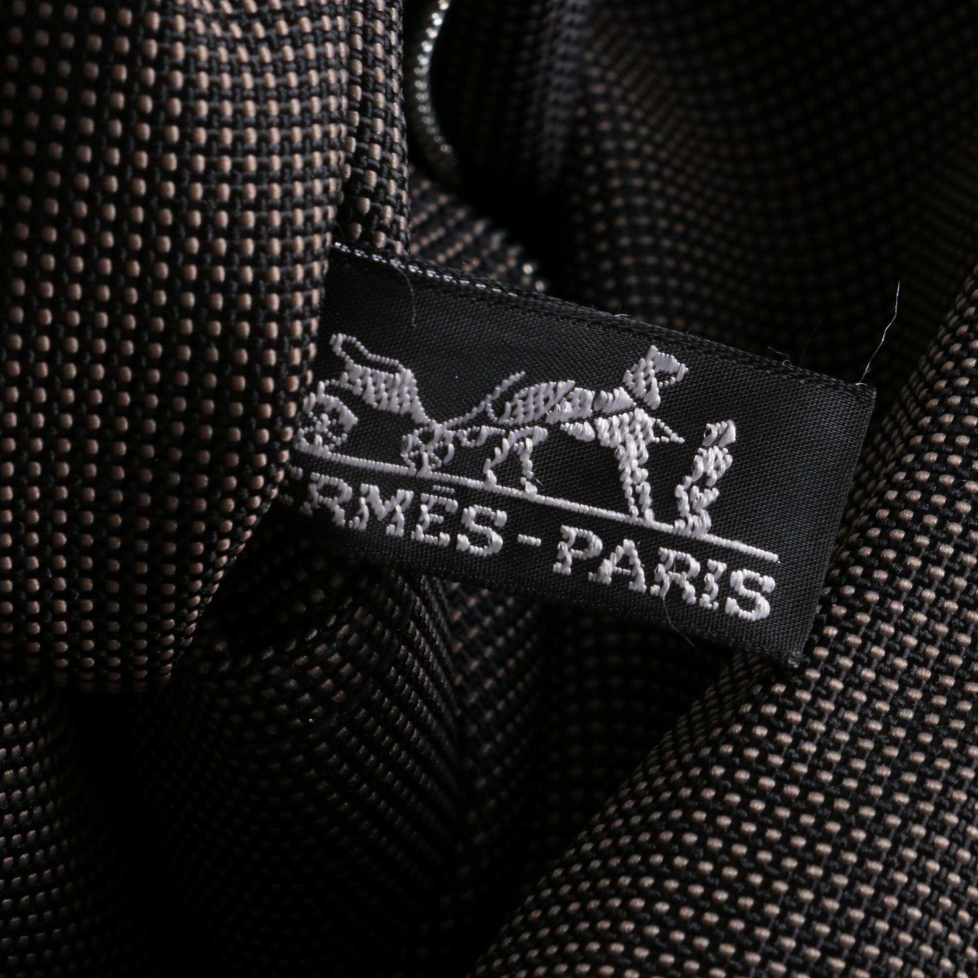 Hermès Herline Flap-Front Messenger Bag in Canvas