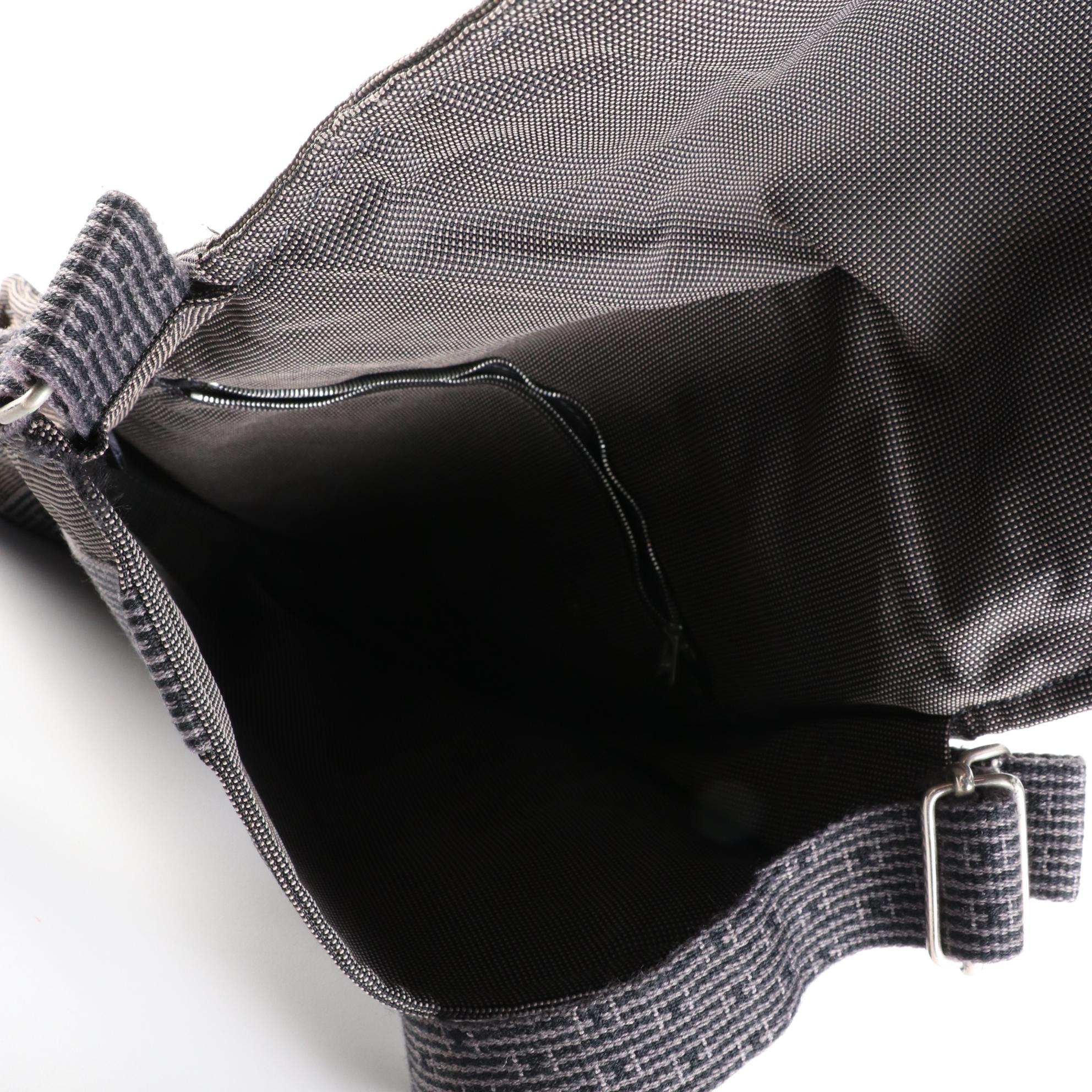 Hermès Herline Flap-Front Messenger Bag in Canvas