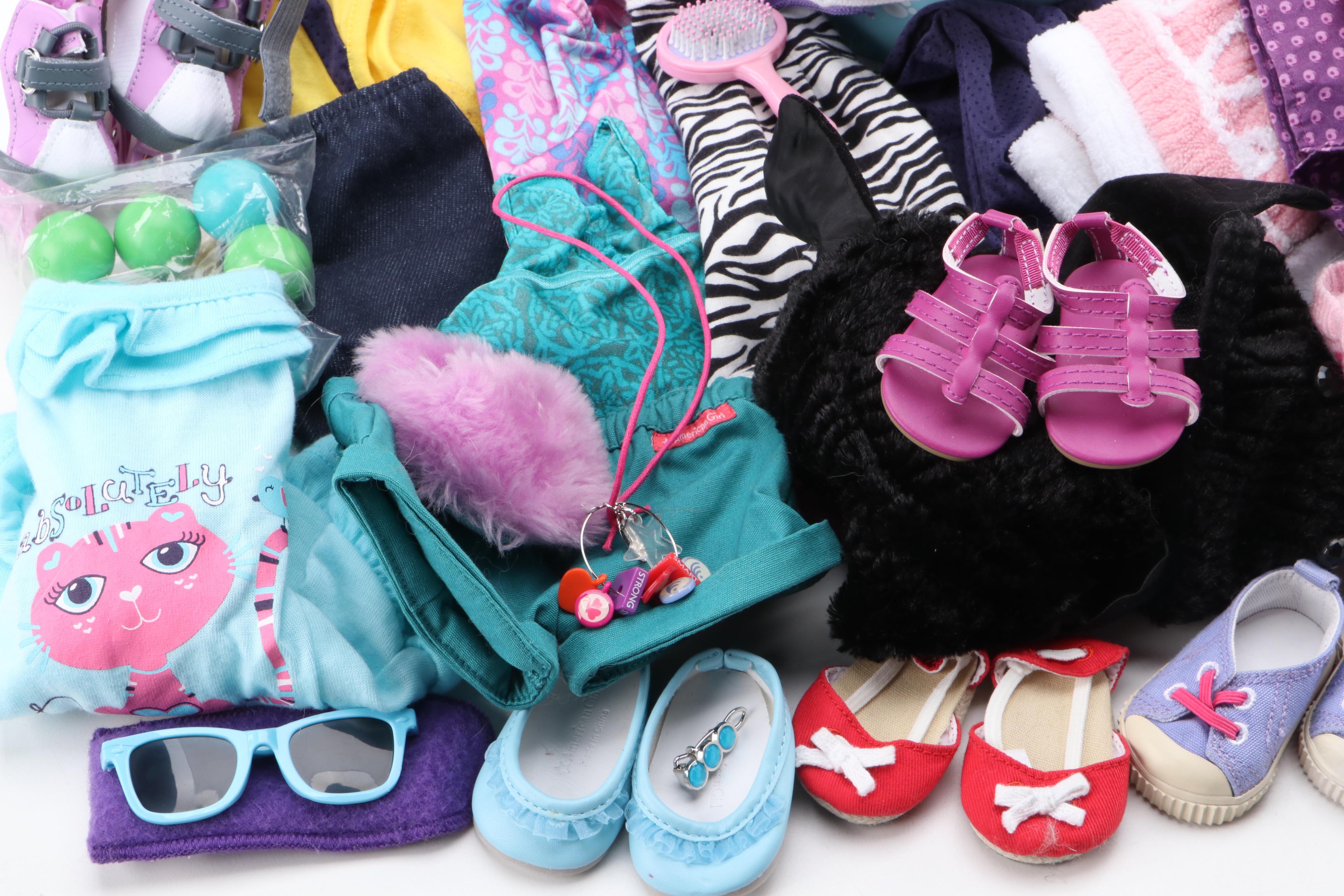 American Girl Doll with Holiday Outfit, Pets, Clothes, Furniture and Accessories