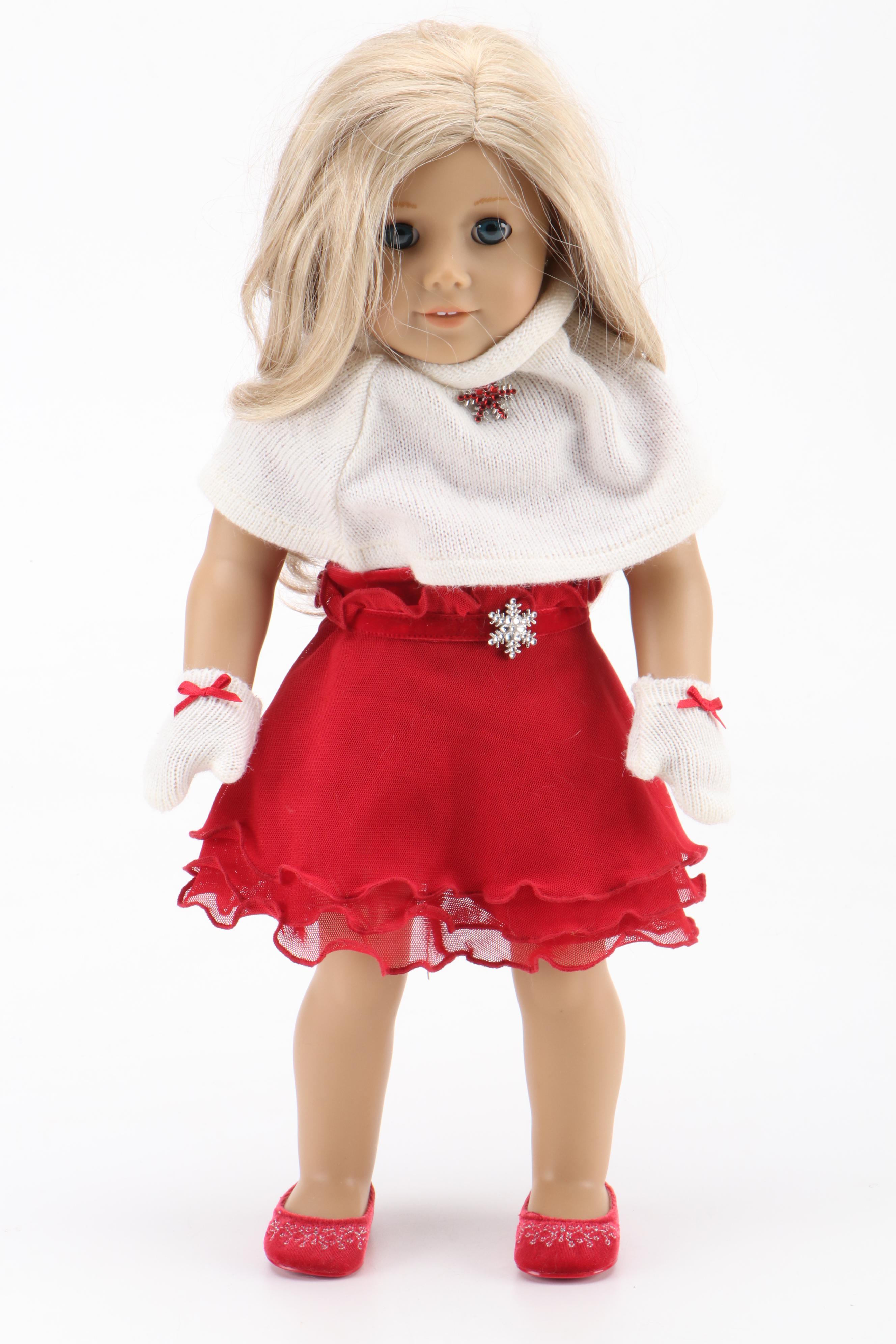 American Girl Doll with Holiday Outfit, Pets, Clothes, Furniture and Accessories