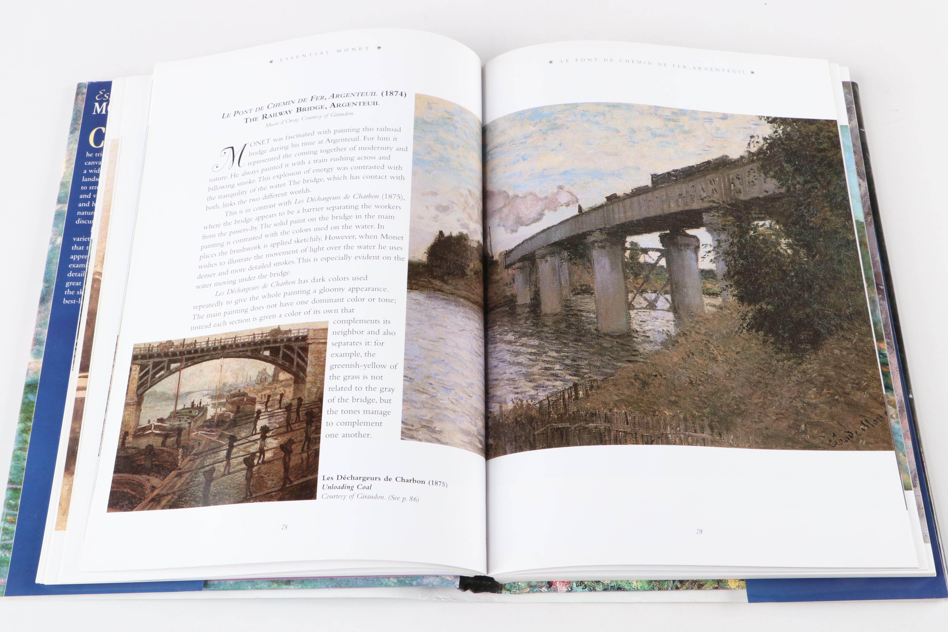 First American Edition "Monet" by Alberto Martini and More Monet Books