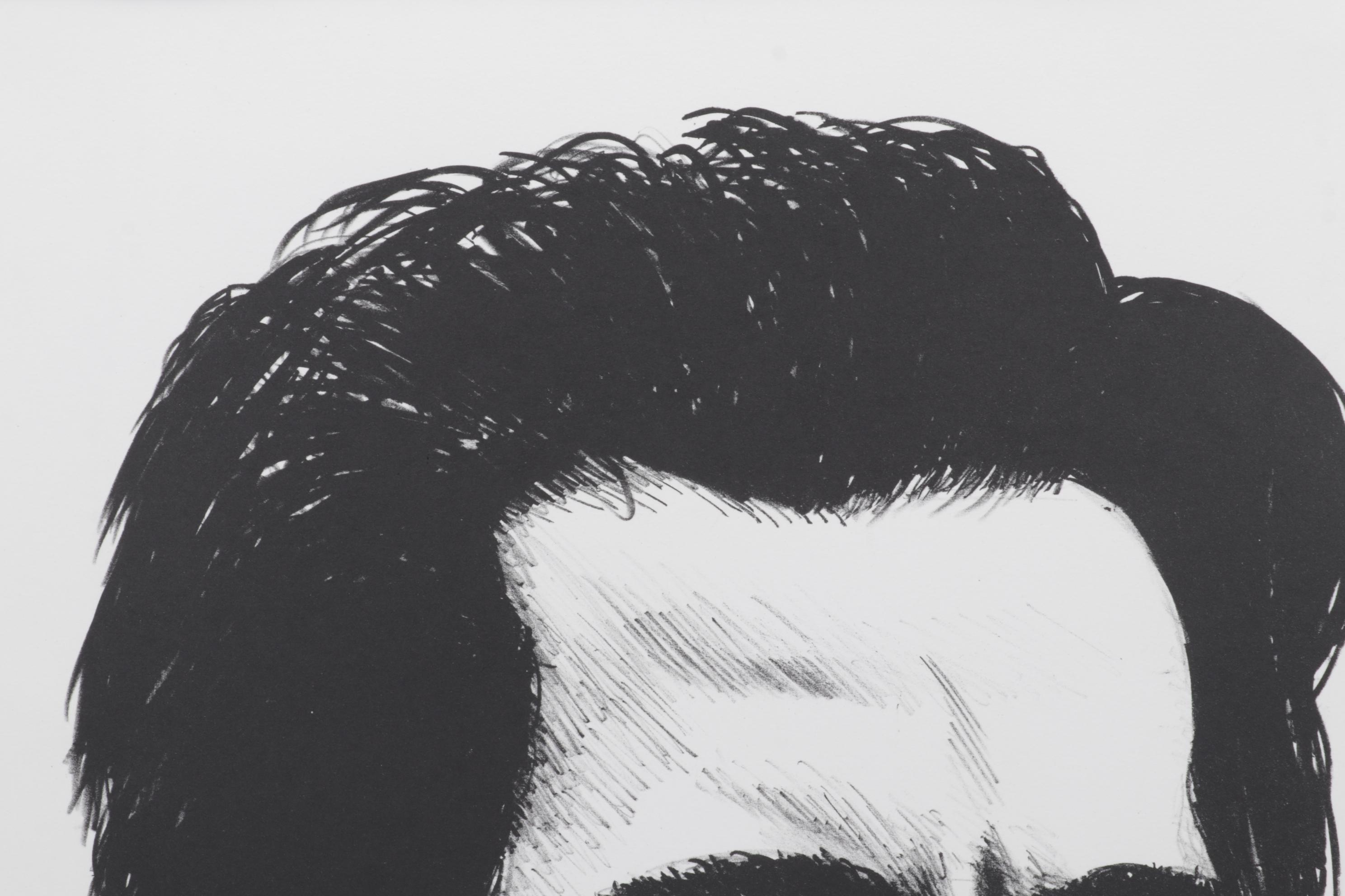 Sidney Chafetz Lithograph "Galway Kinnell," 1981