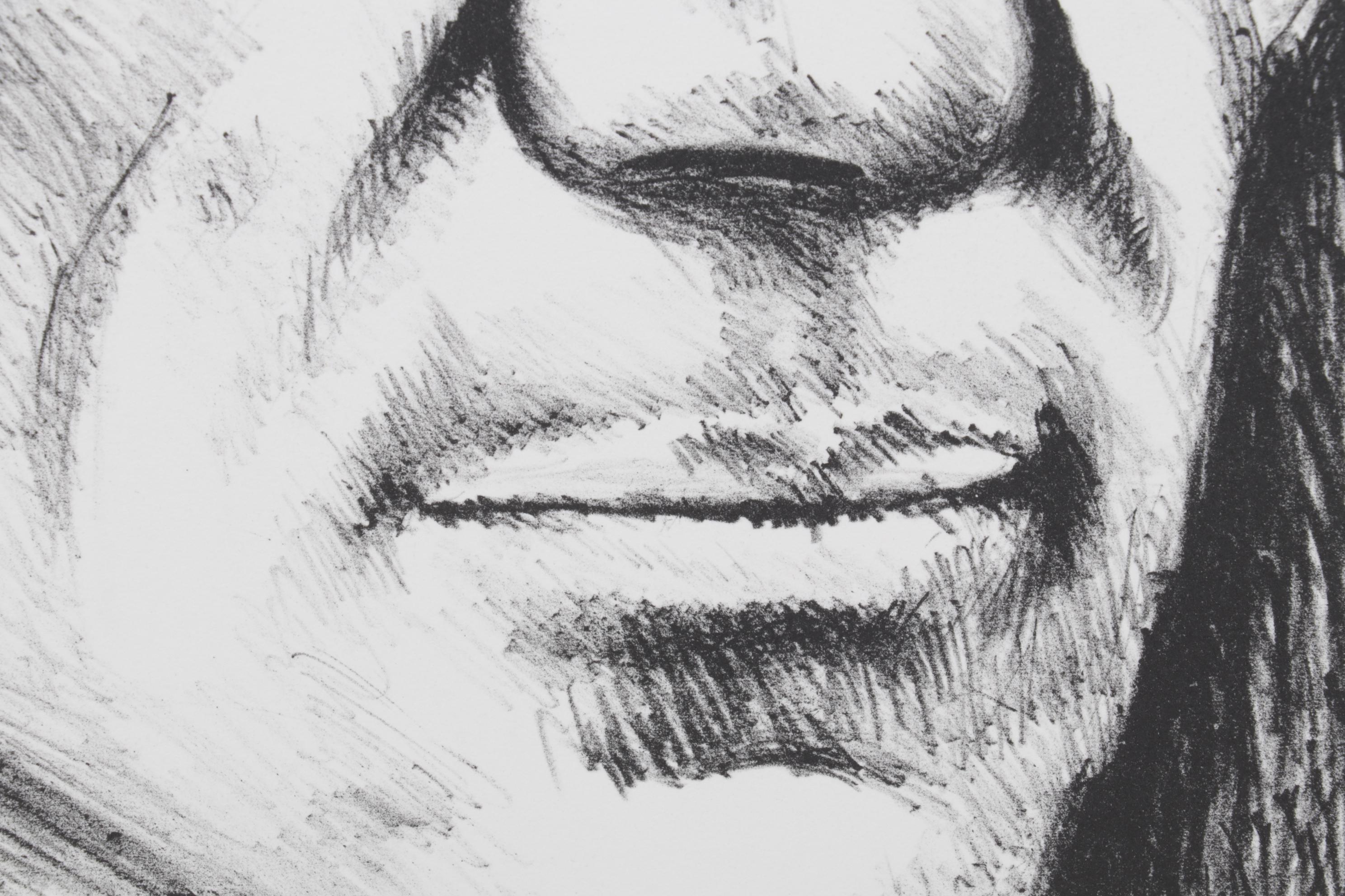 Sidney Chafetz Lithograph "Galway Kinnell," 1981