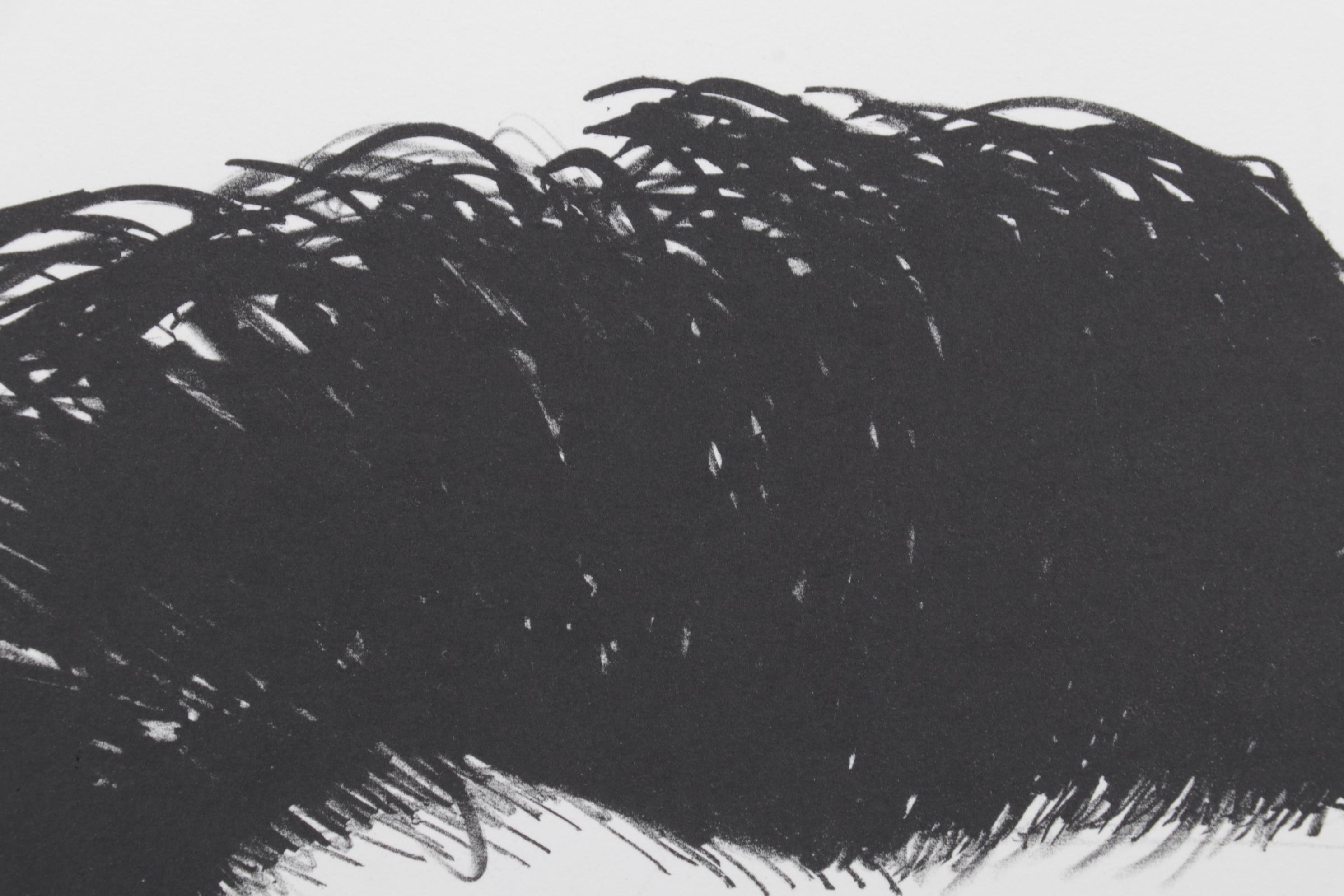 Sidney Chafetz Lithograph "Galway Kinnell," 1981