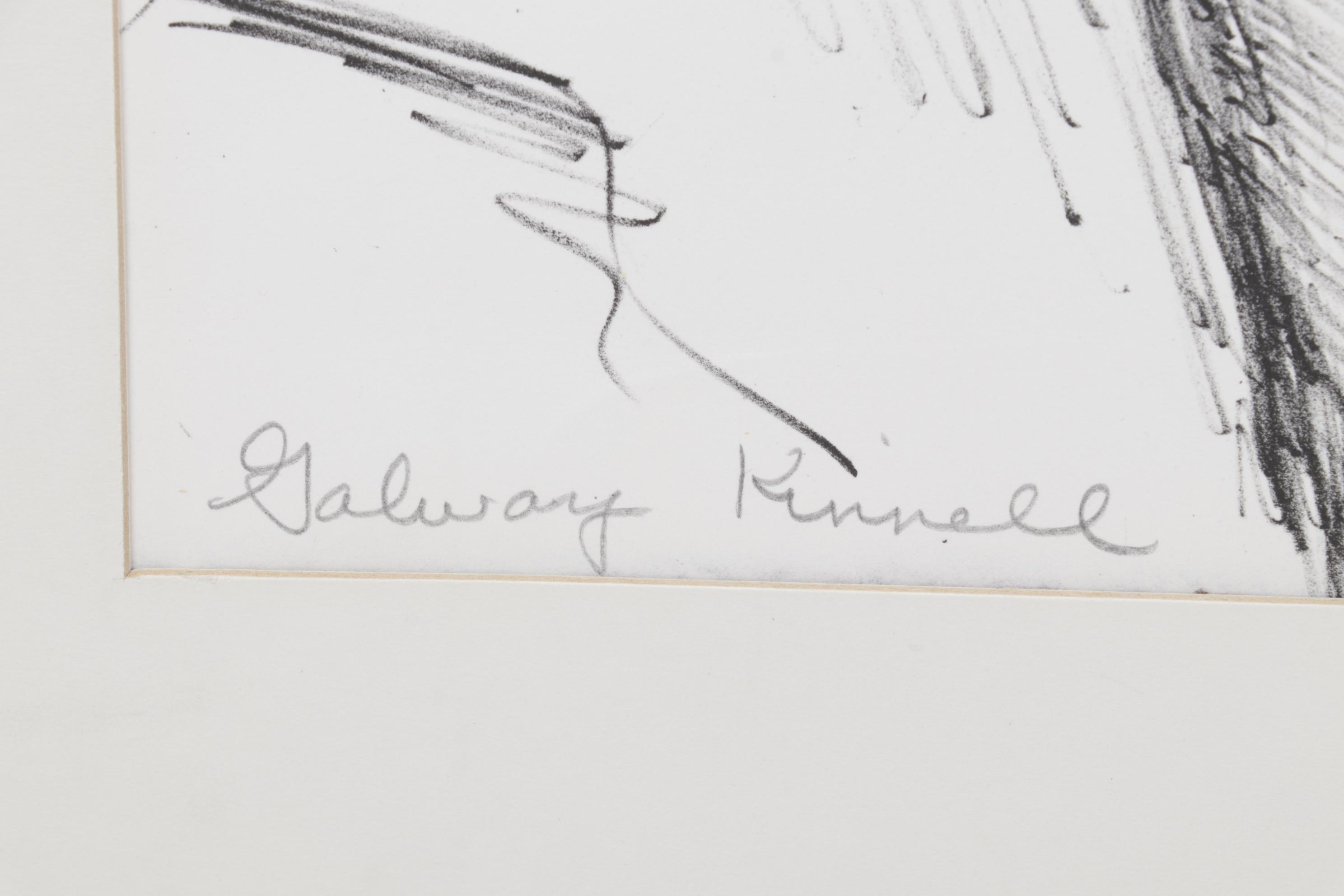 Sidney Chafetz Lithograph "Galway Kinnell," 1981