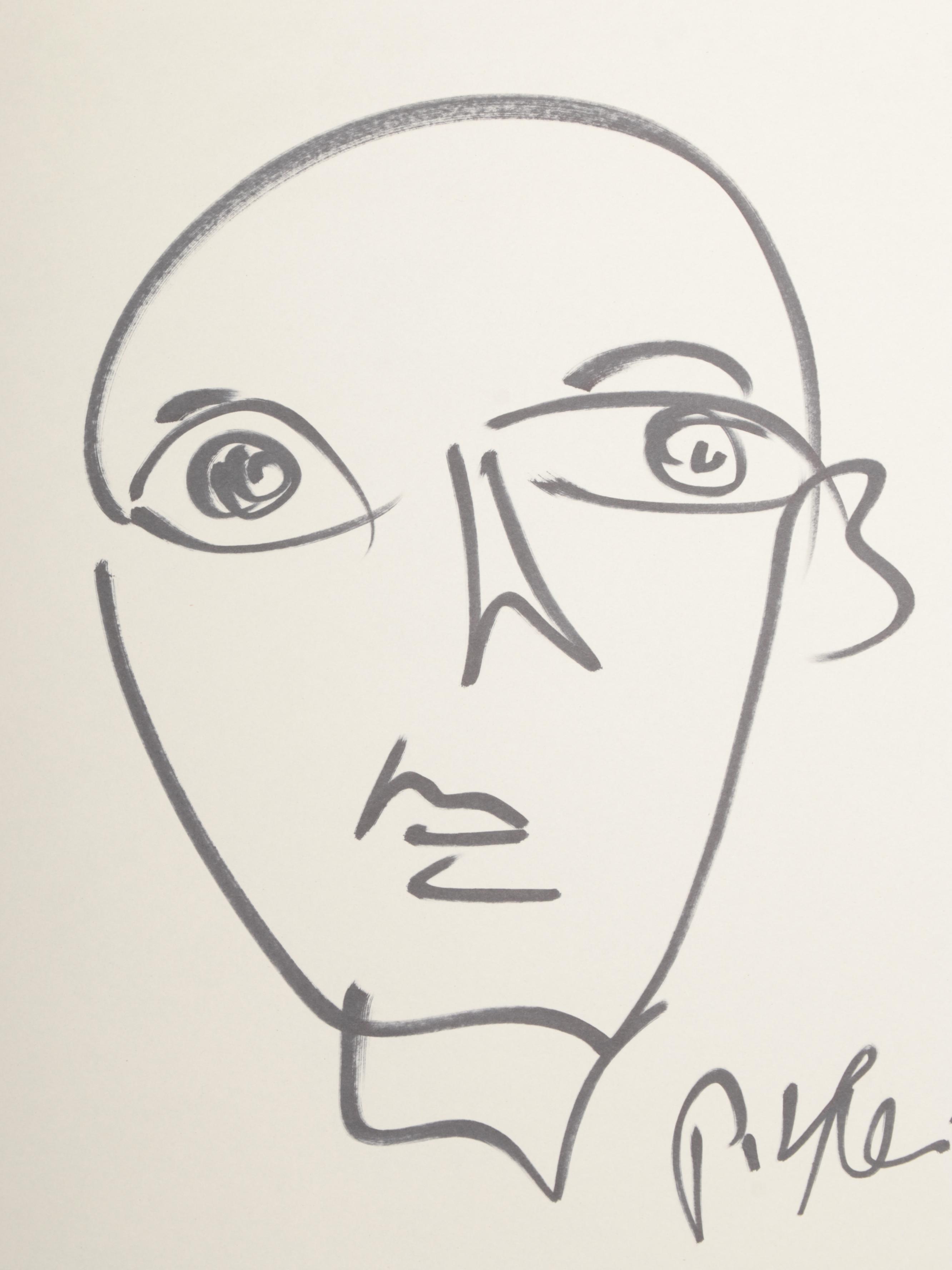 Peter Keil Abstract Ink Portraits