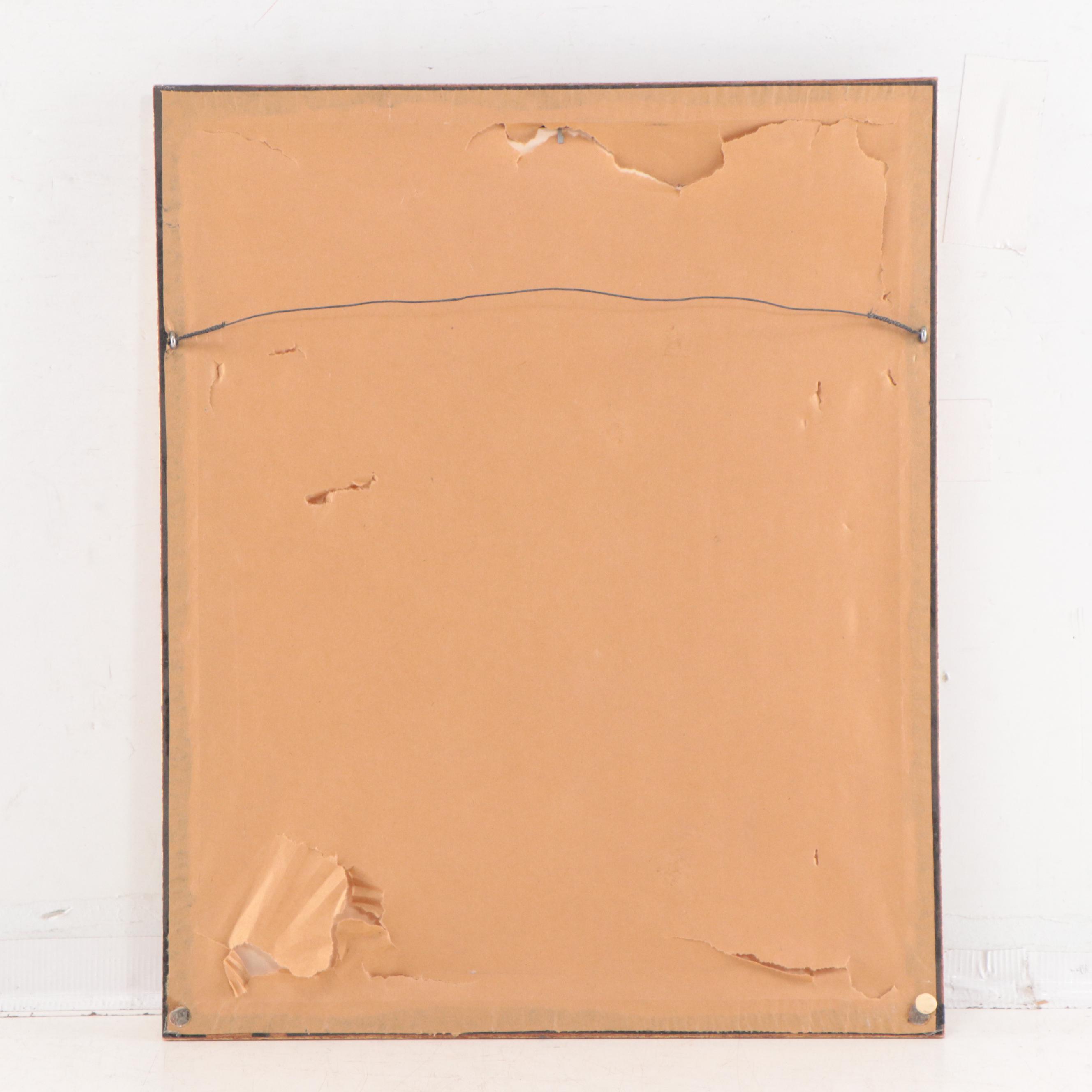 Frank Palmieri Abstract Watercolor Painting of Portrait