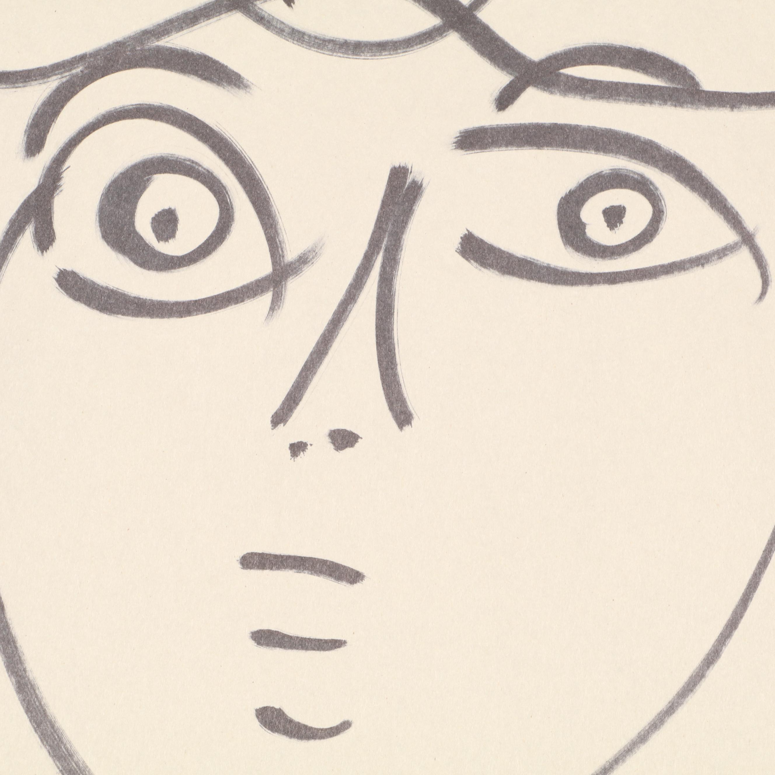 Peter Keil Abstract Ink Portraits