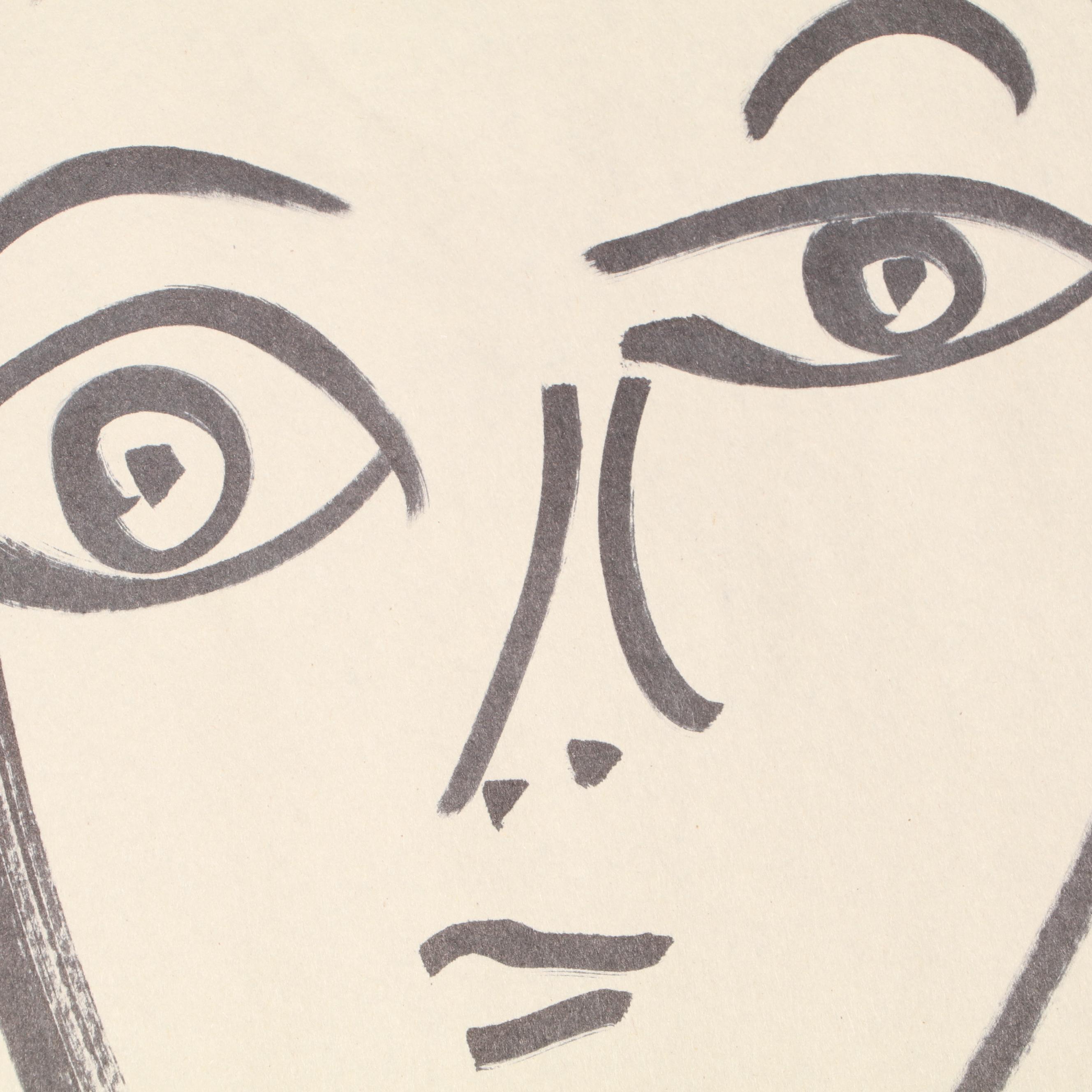 Peter Keil Abstract Ink Portraits