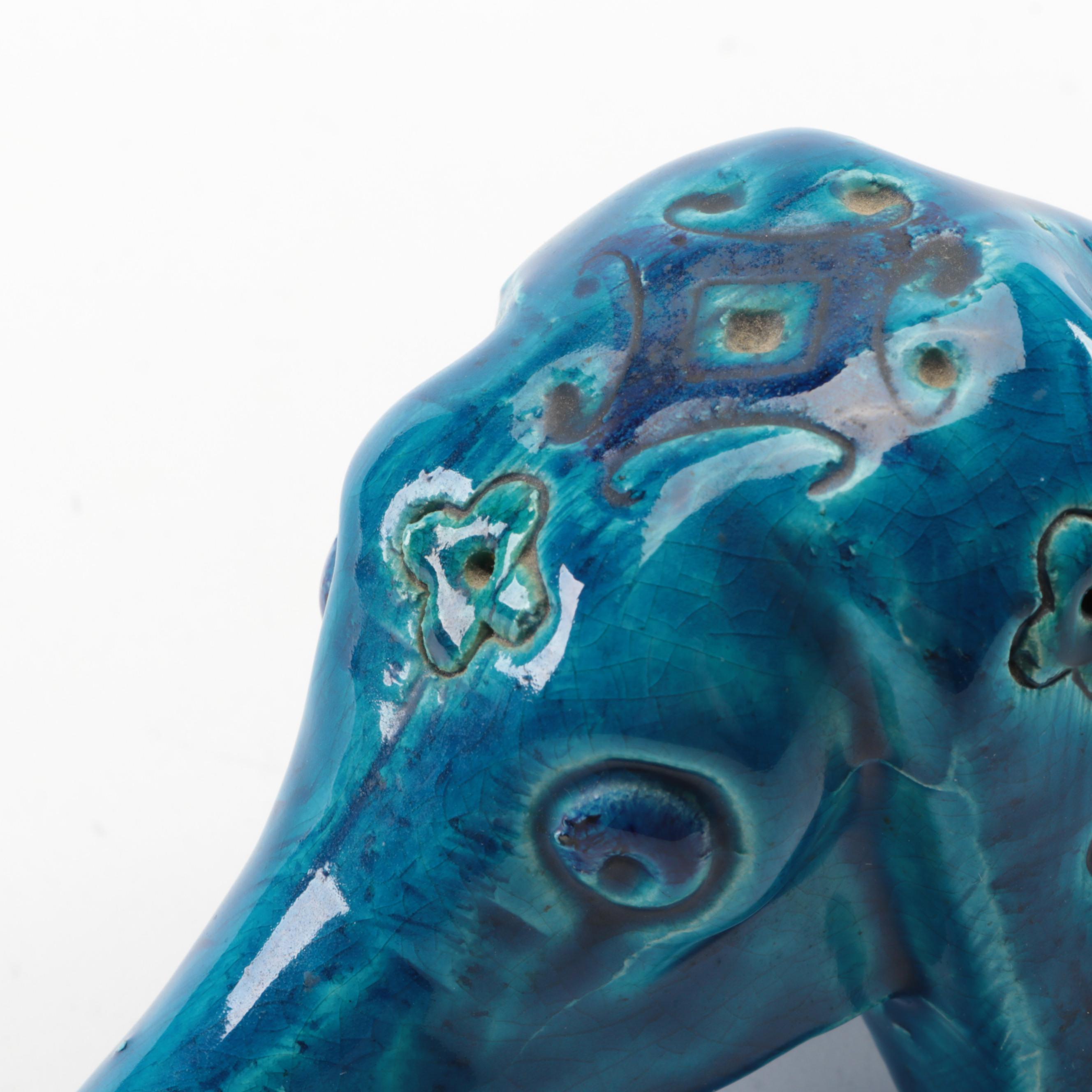 Aldo Londi for Bitossi Ceramic Dachshund Figurine