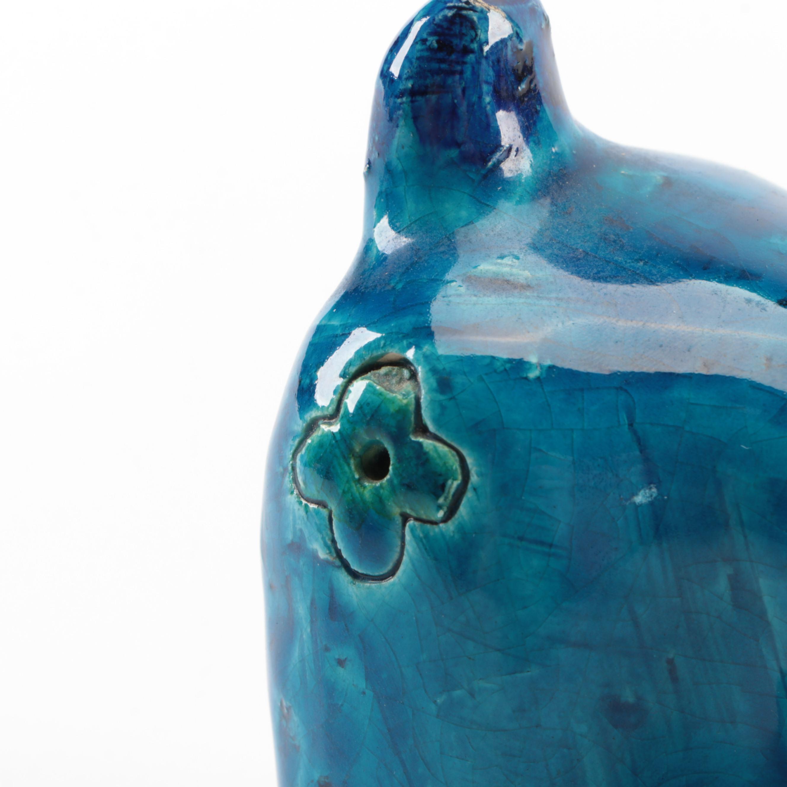 Aldo Londi for Bitossi Ceramic Dachshund Figurine