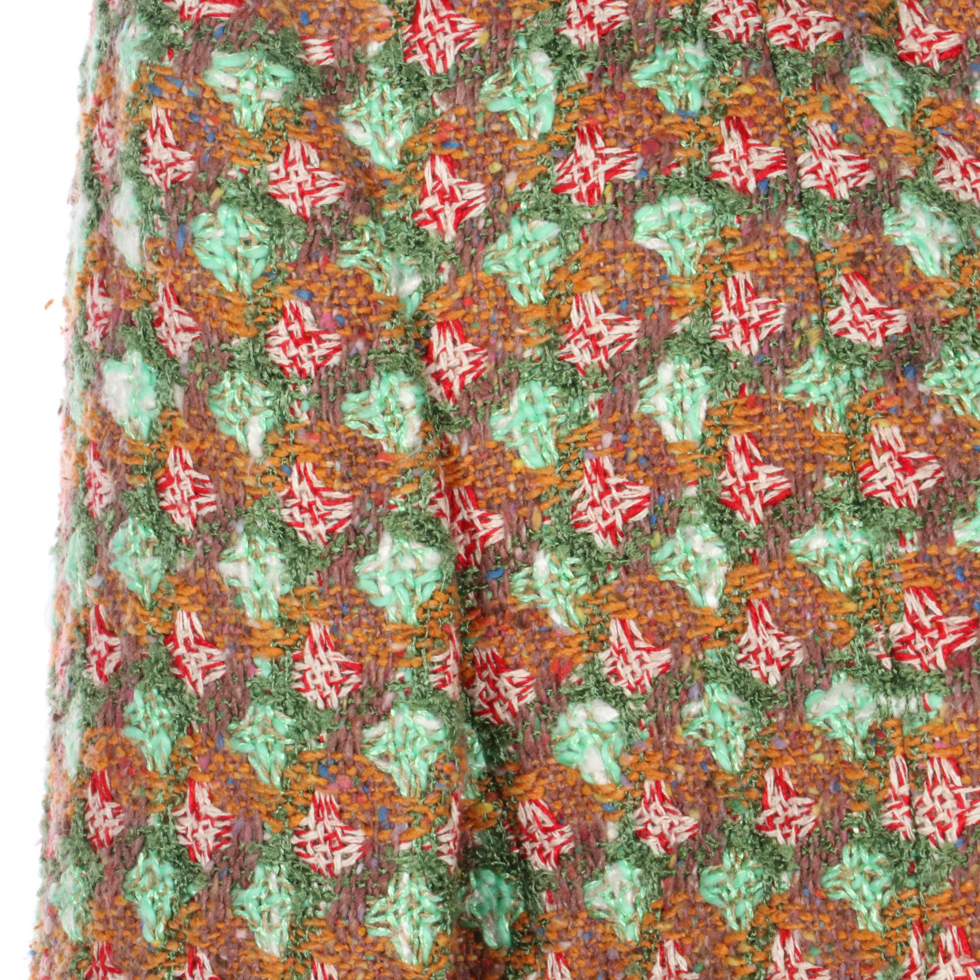 Chanel Tweed Collarless Jacket