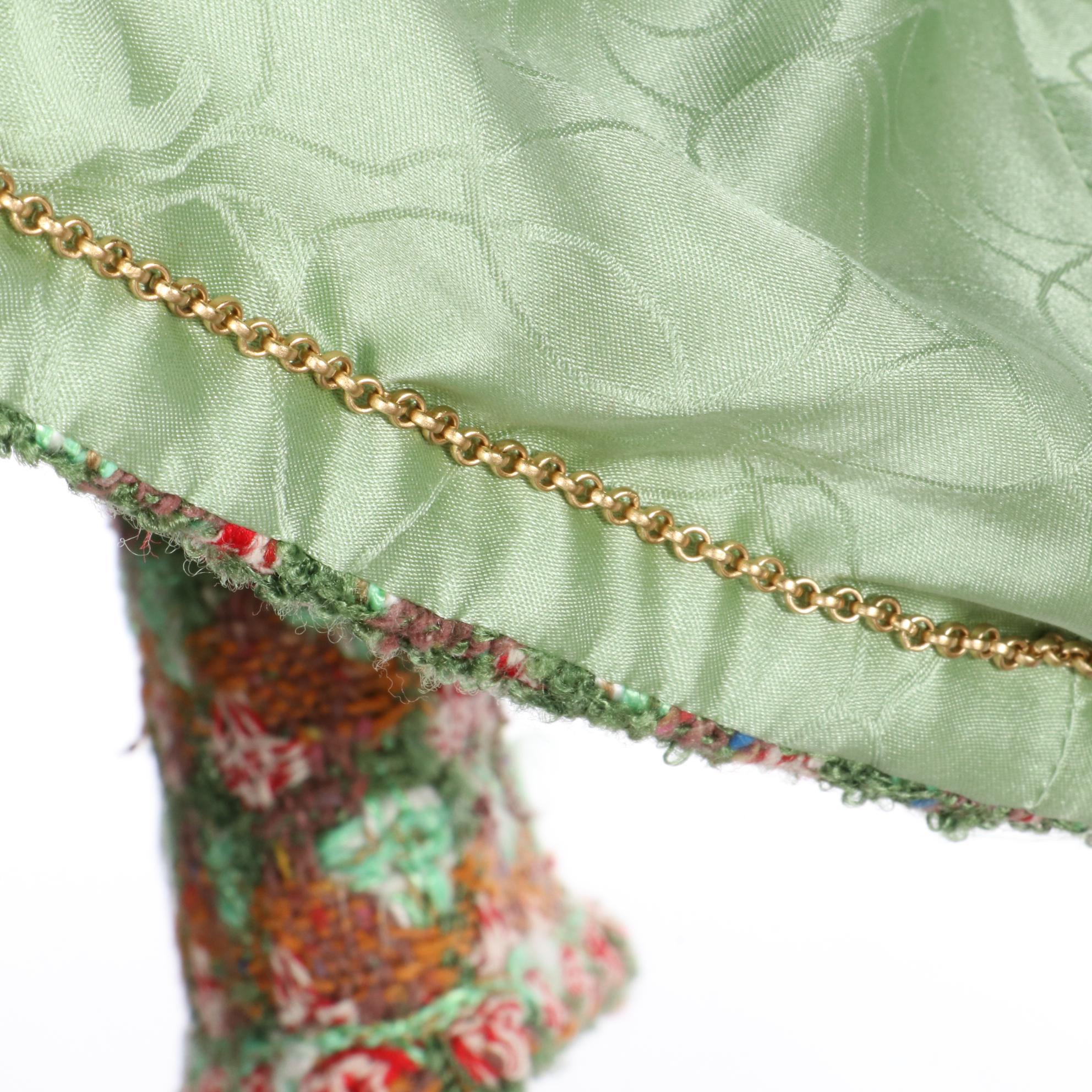 Chanel Tweed Collarless Jacket