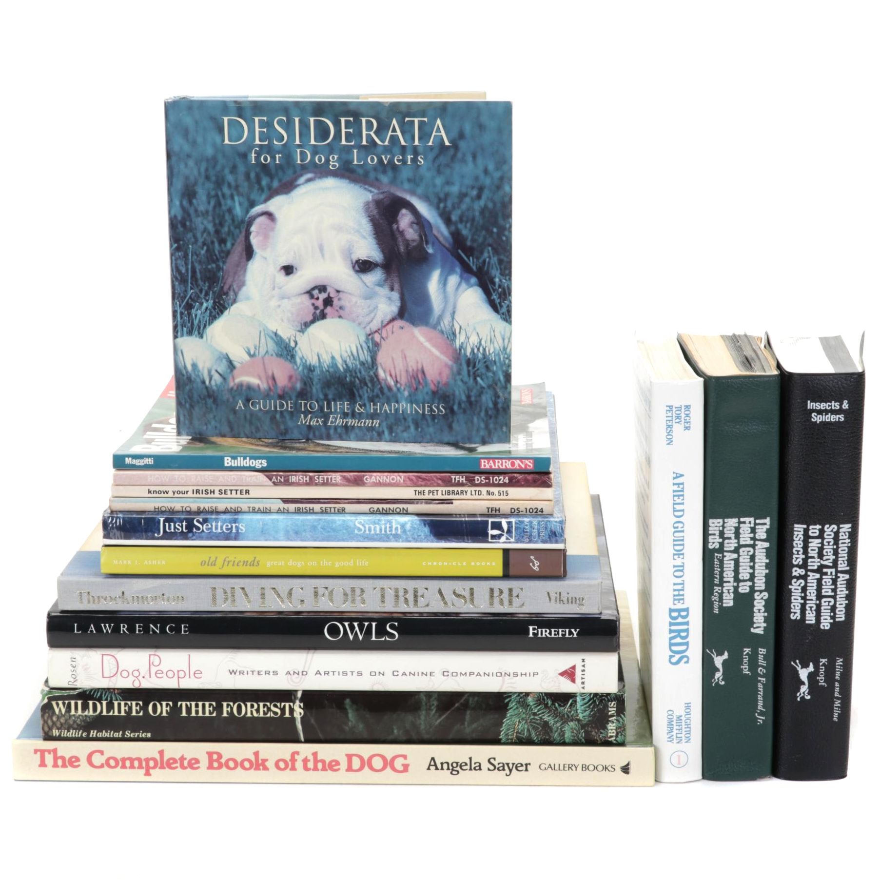 Dog, Bird, and Other Animal Books Featuring "The Complete Book of the Dog"