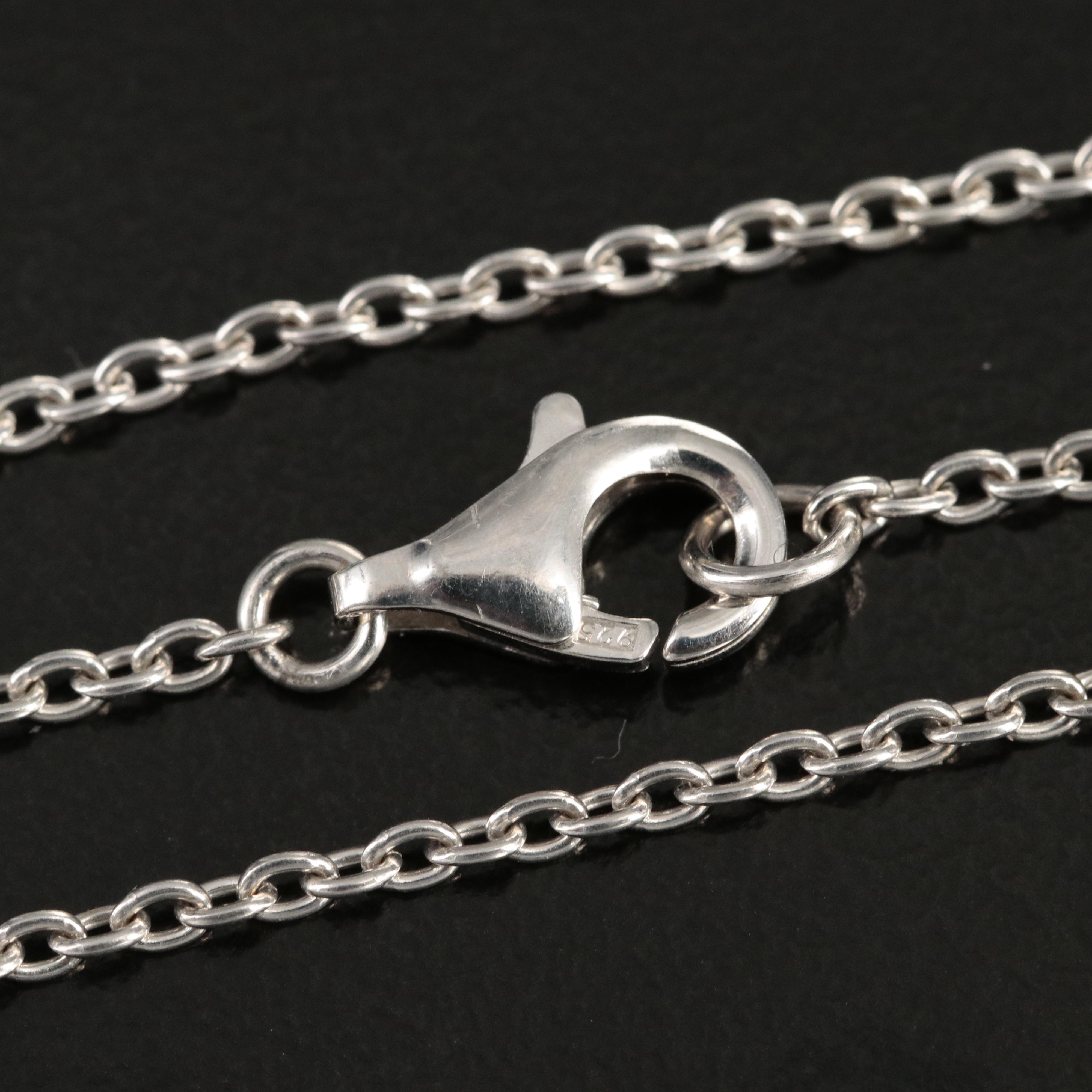 Sterling 1.00 CTW Diamond and Sapphire Bow Necklace