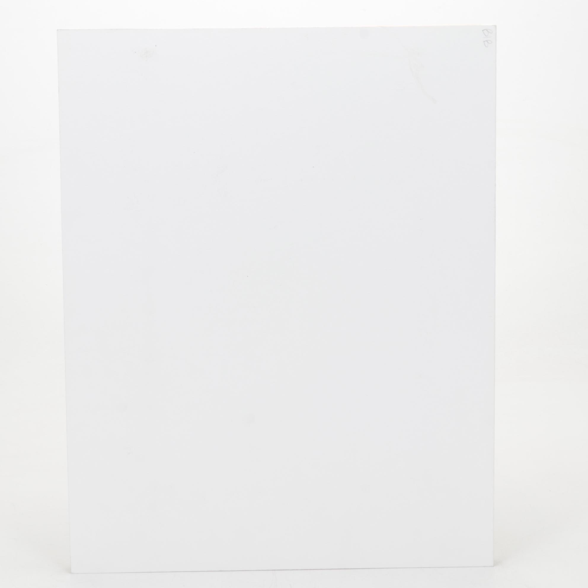 Sidney Chafetz Woodcut "I. F. Stone," 1985