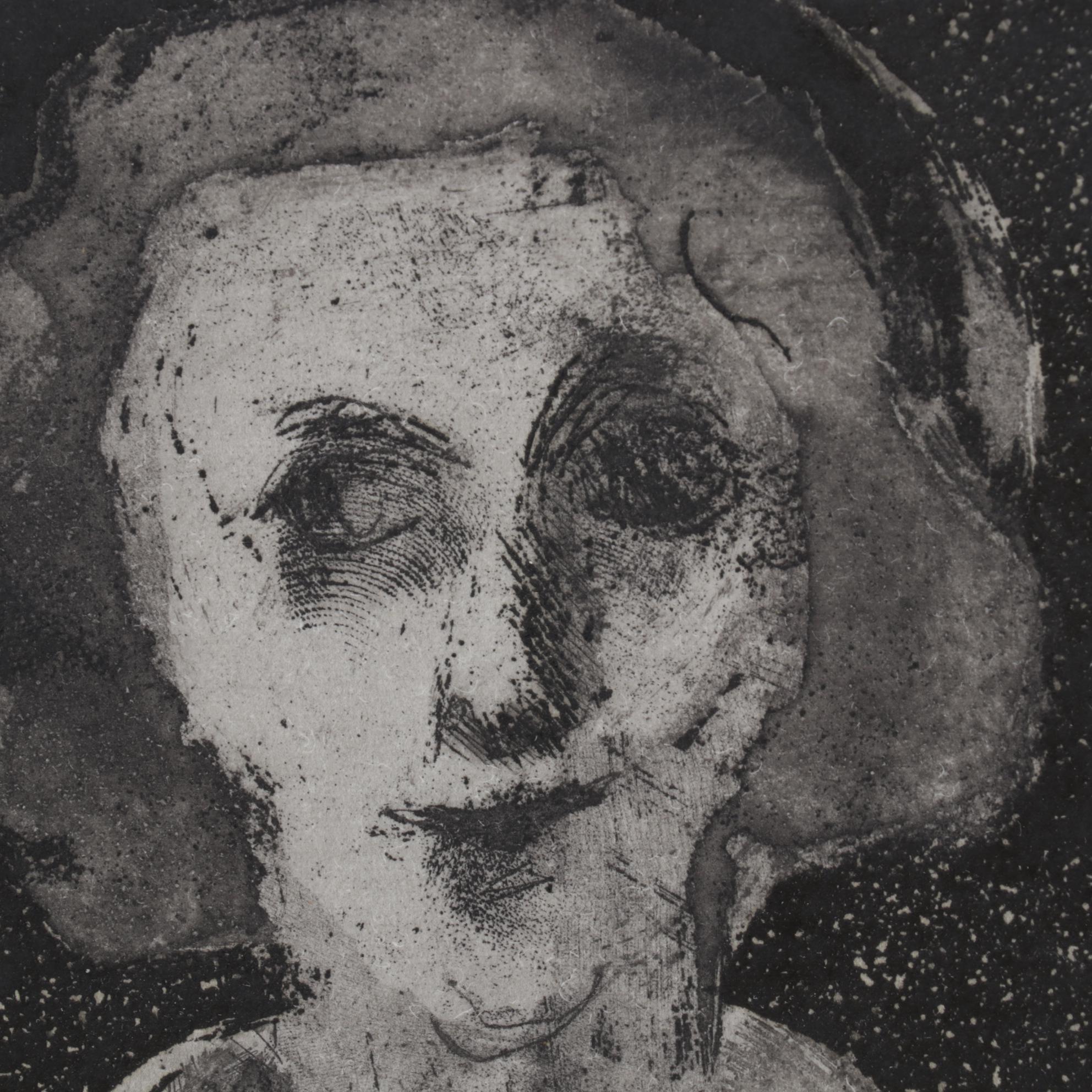 Sidney Chafetz Etching with Aquatint "Newly Elected," 1968