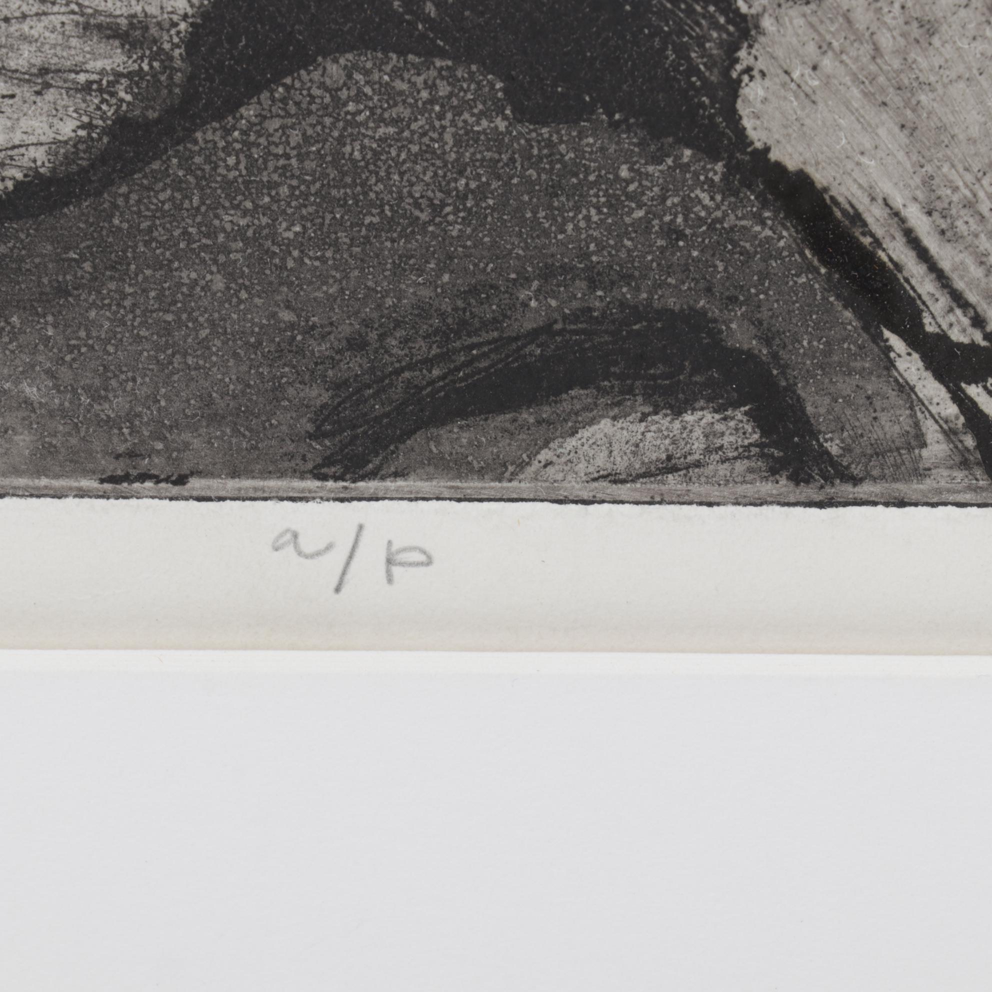 Sidney Chafetz Etching with Aquatint "Newly Elected," 1968