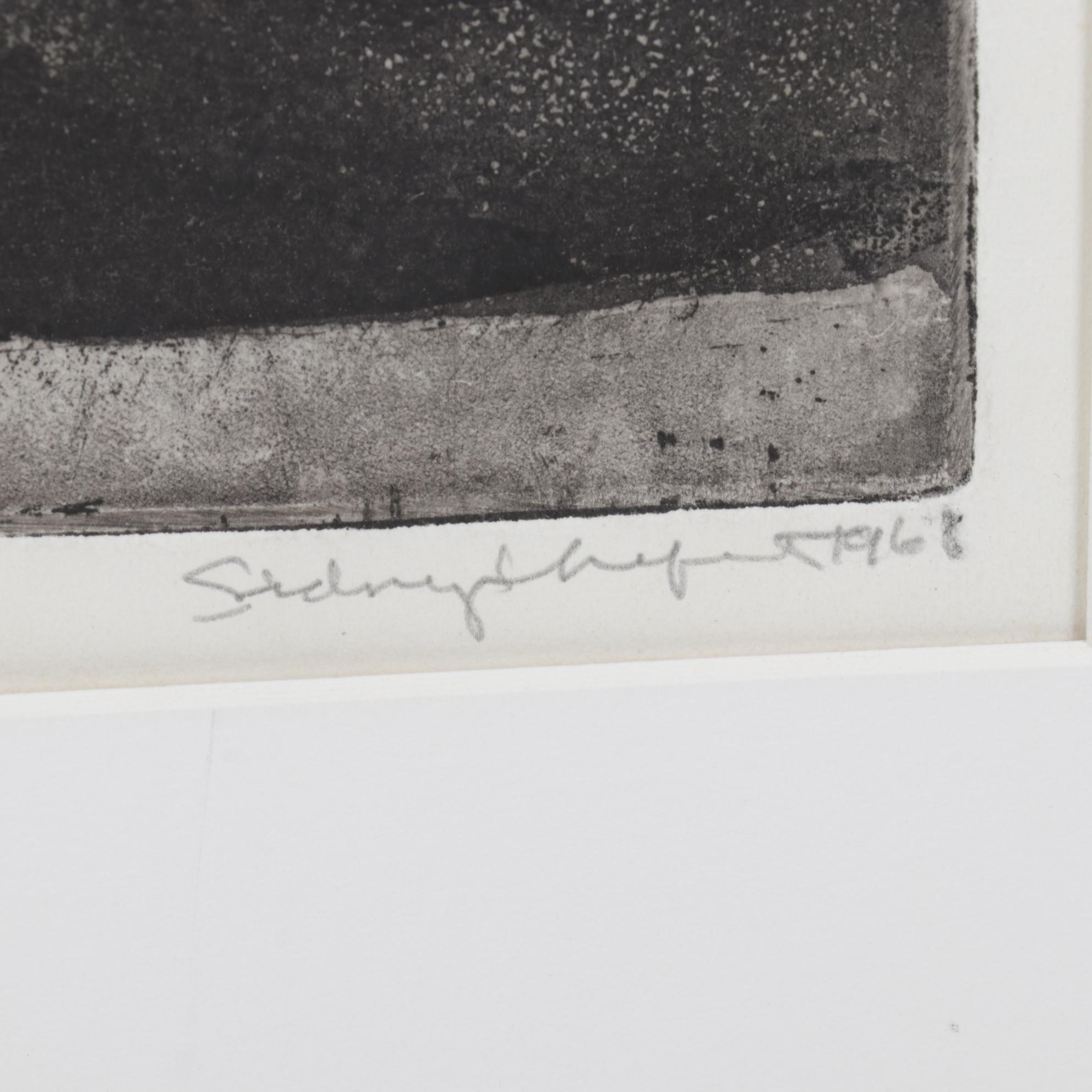 Sidney Chafetz Etching with Aquatint "Newly Elected," 1968