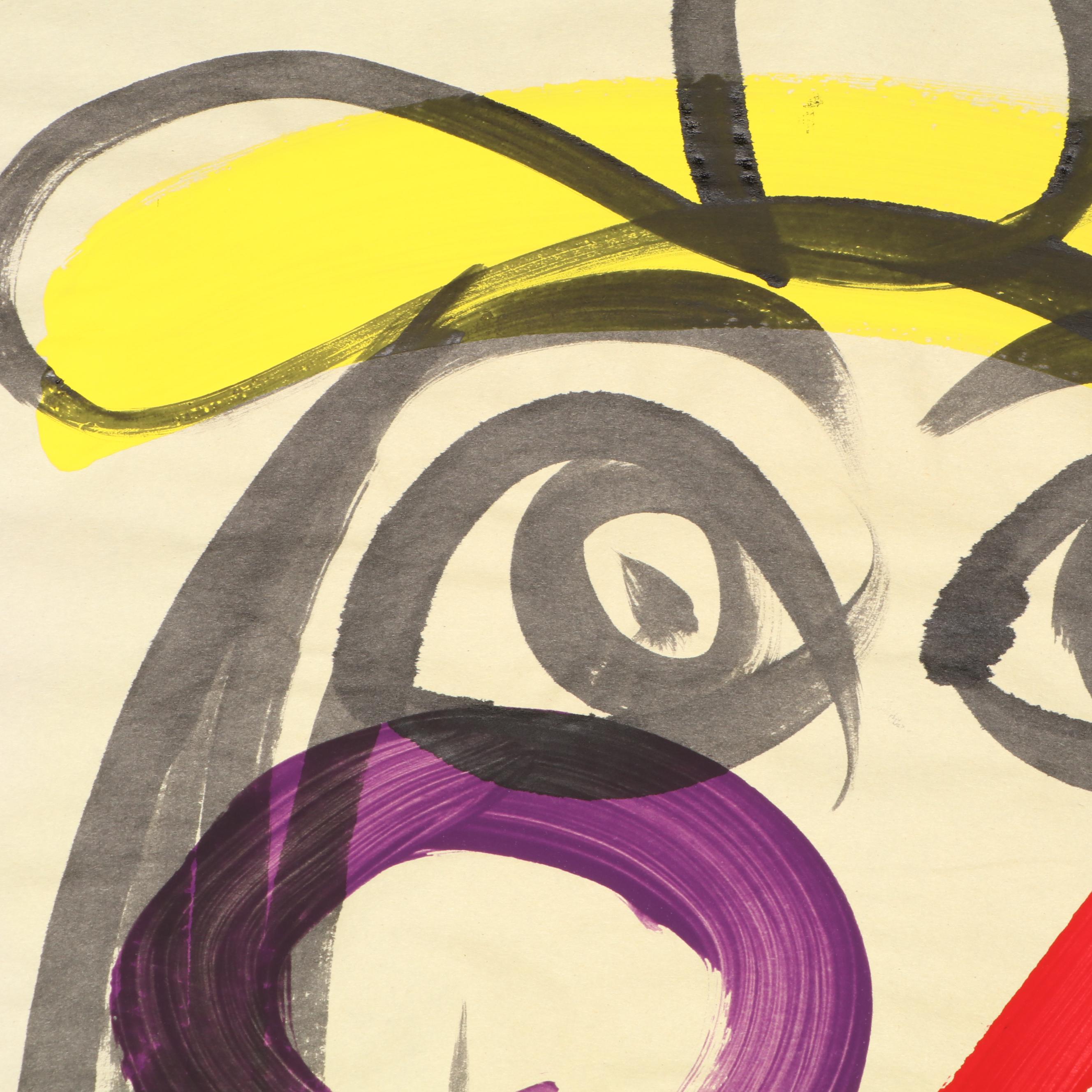 Peter Keil Abstract Portrait Acrylic Painting