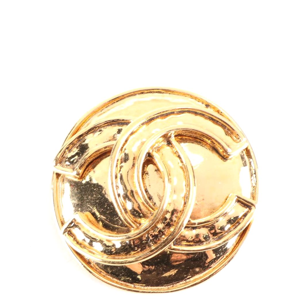 Chanel CC Logo Brooch Pin