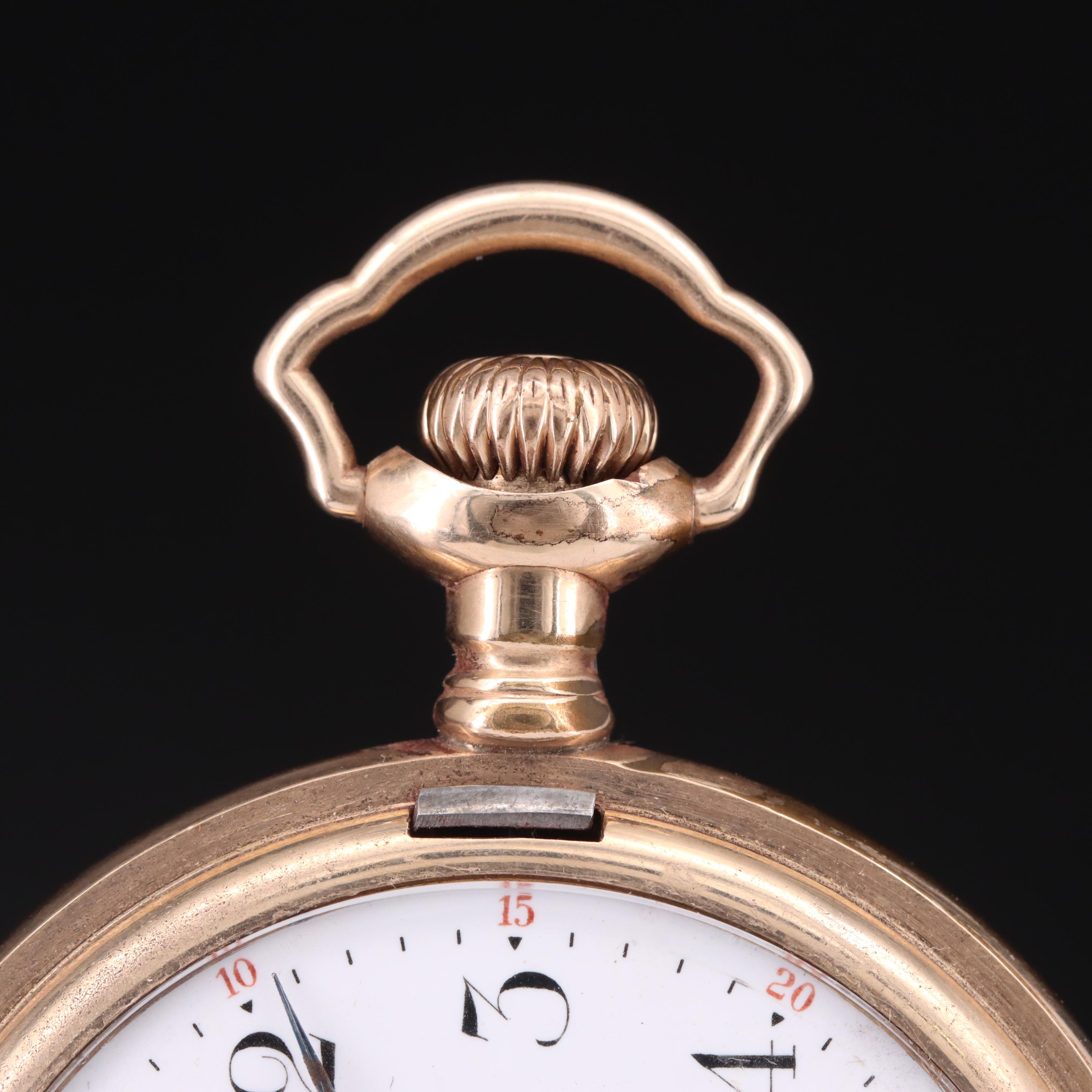 1905 Elgin Gold-Filled Hunting Case Pocket Watch