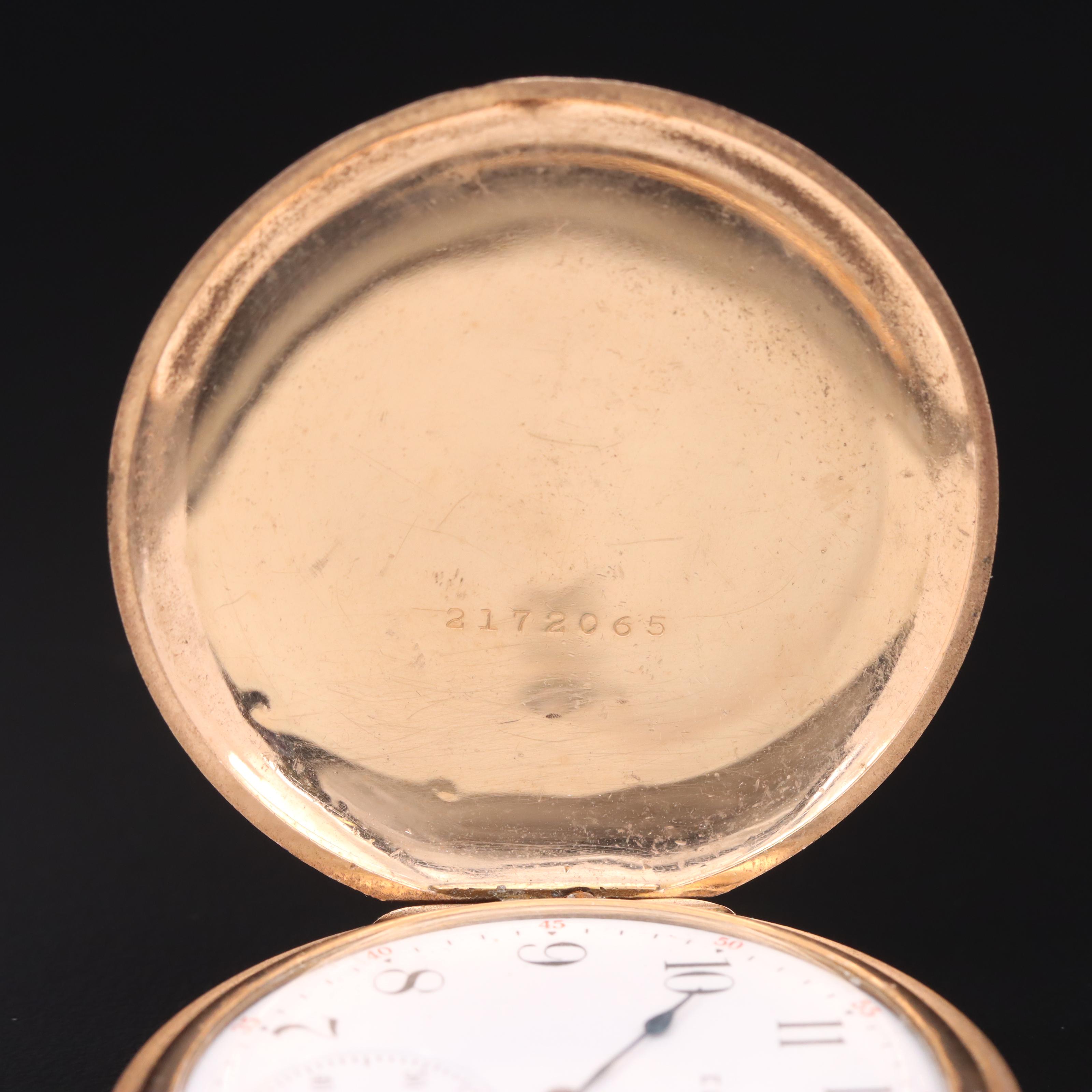 1905 Elgin Gold-Filled Hunting Case Pocket Watch