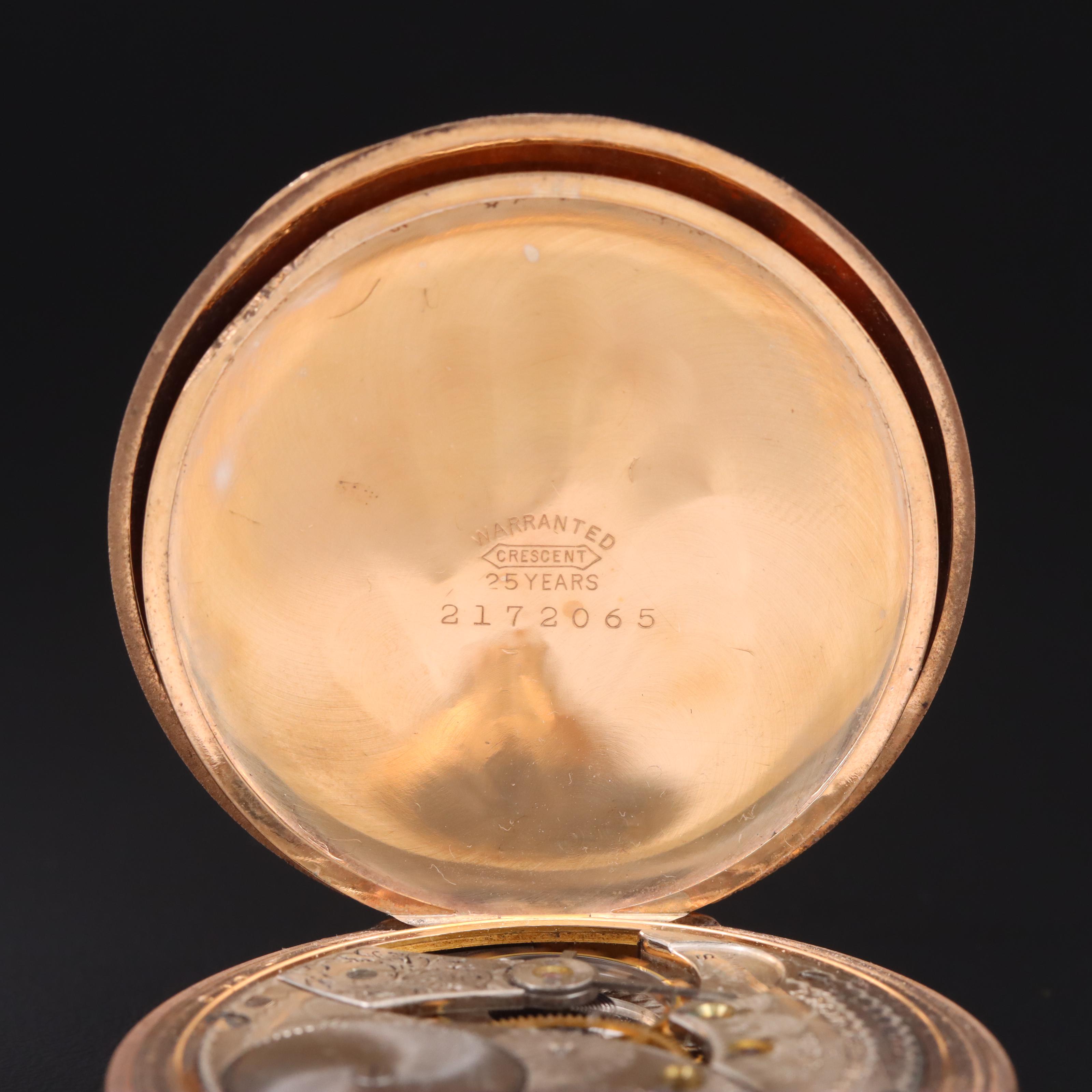 1905 Elgin Gold-Filled Hunting Case Pocket Watch