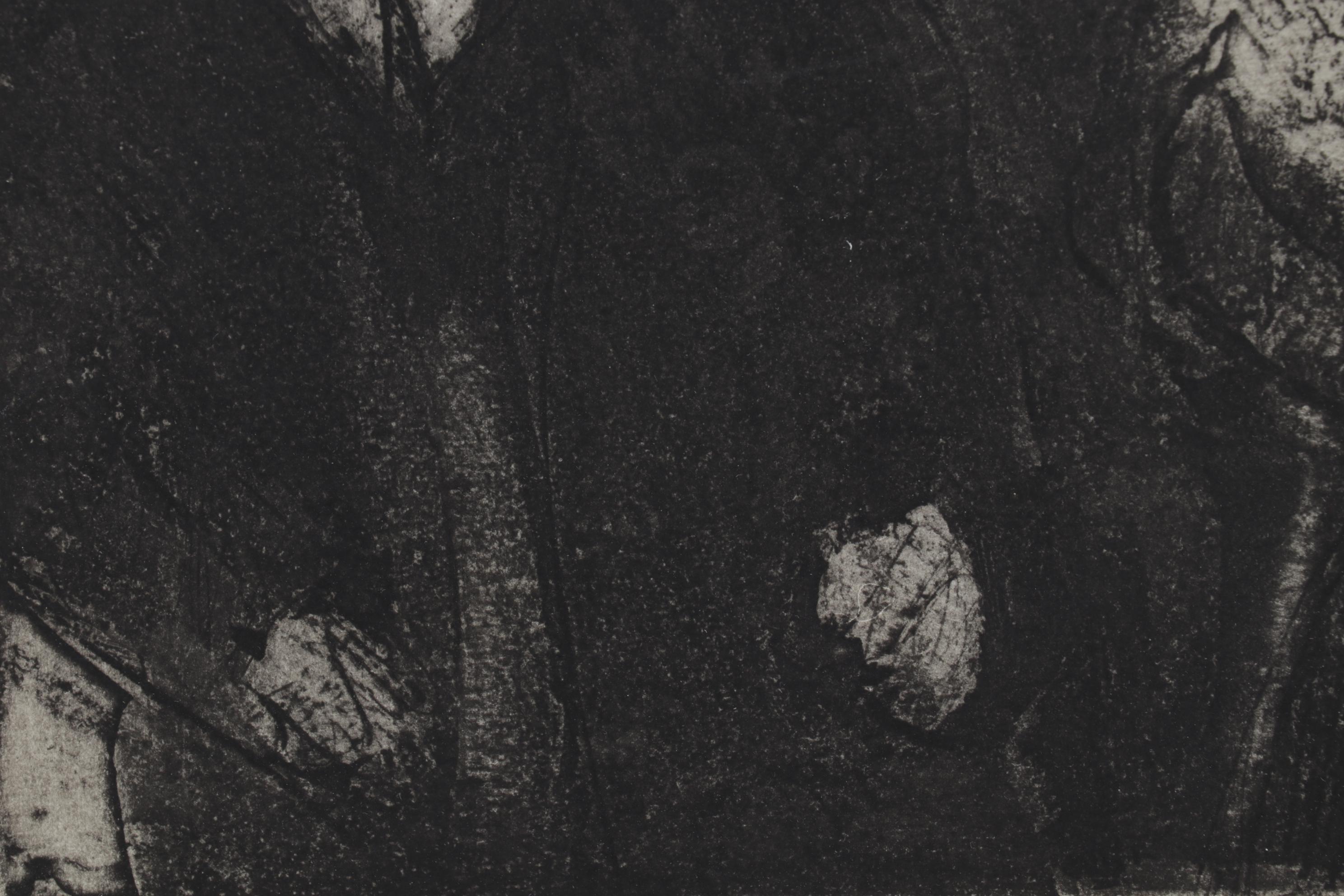 Sidney Chafetz Etching With Aquatint "The Actress Arrives," 1968