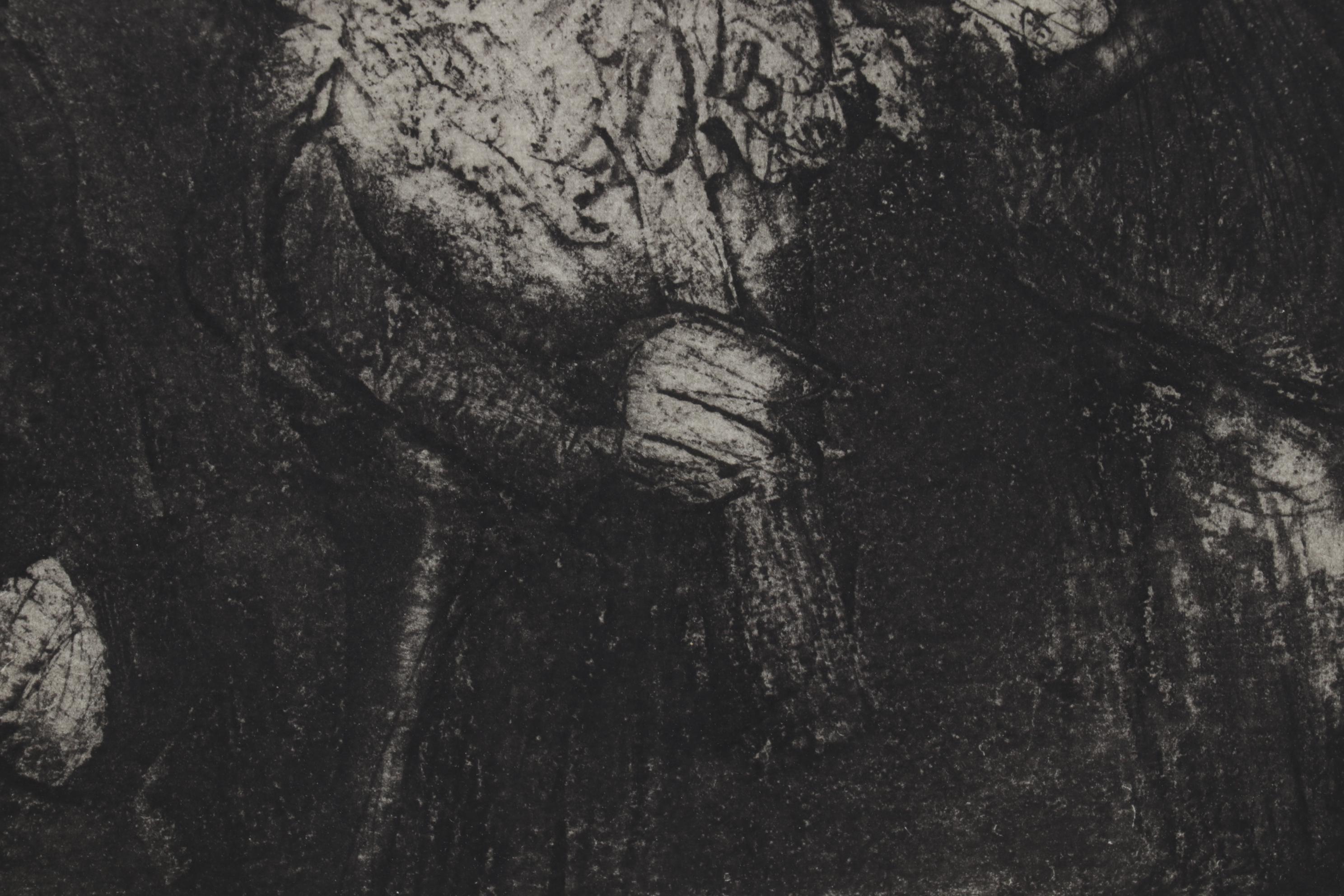 Sidney Chafetz Etching With Aquatint "The Actress Arrives," 1968