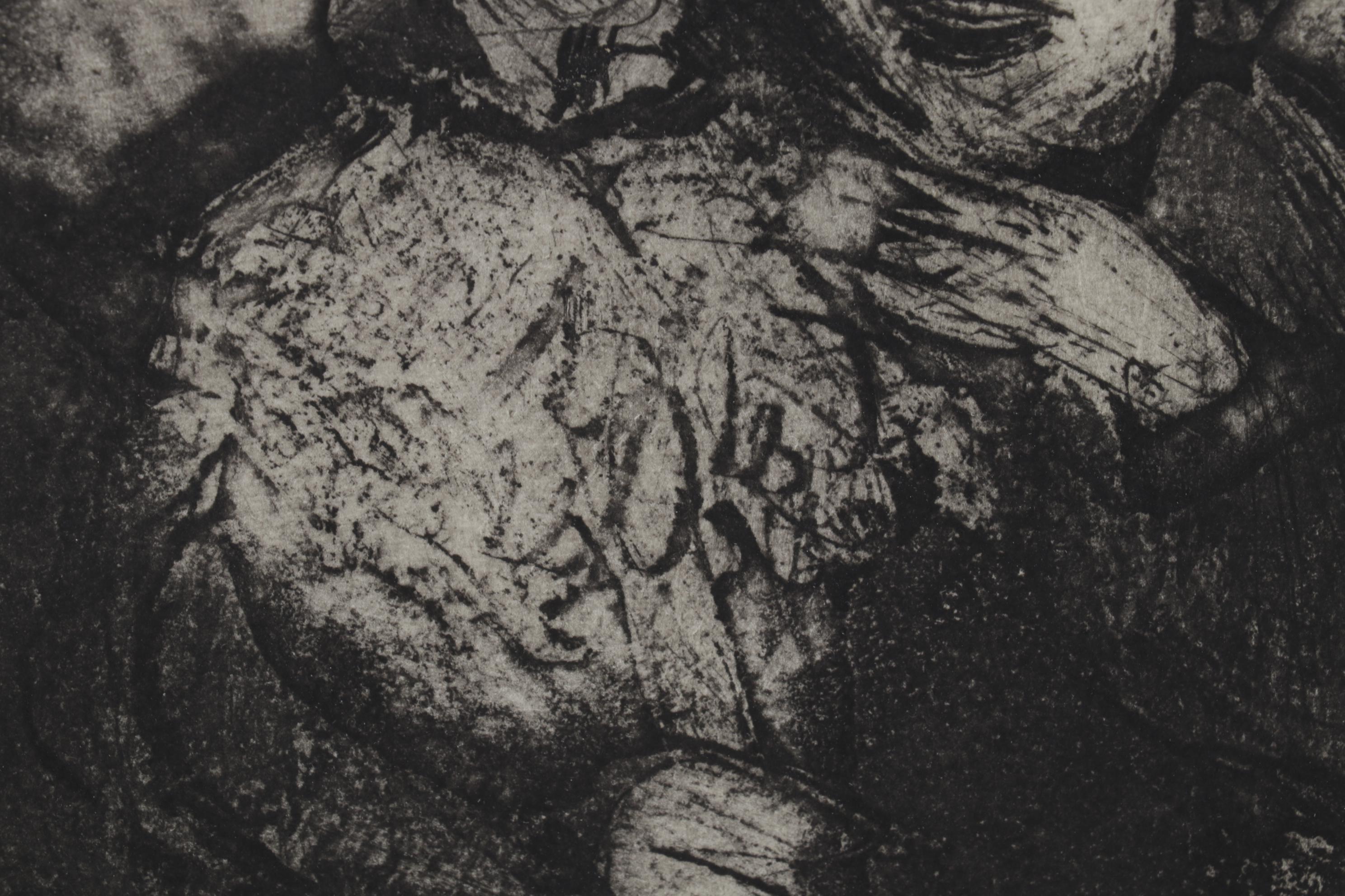 Sidney Chafetz Etching With Aquatint "The Actress Arrives," 1968