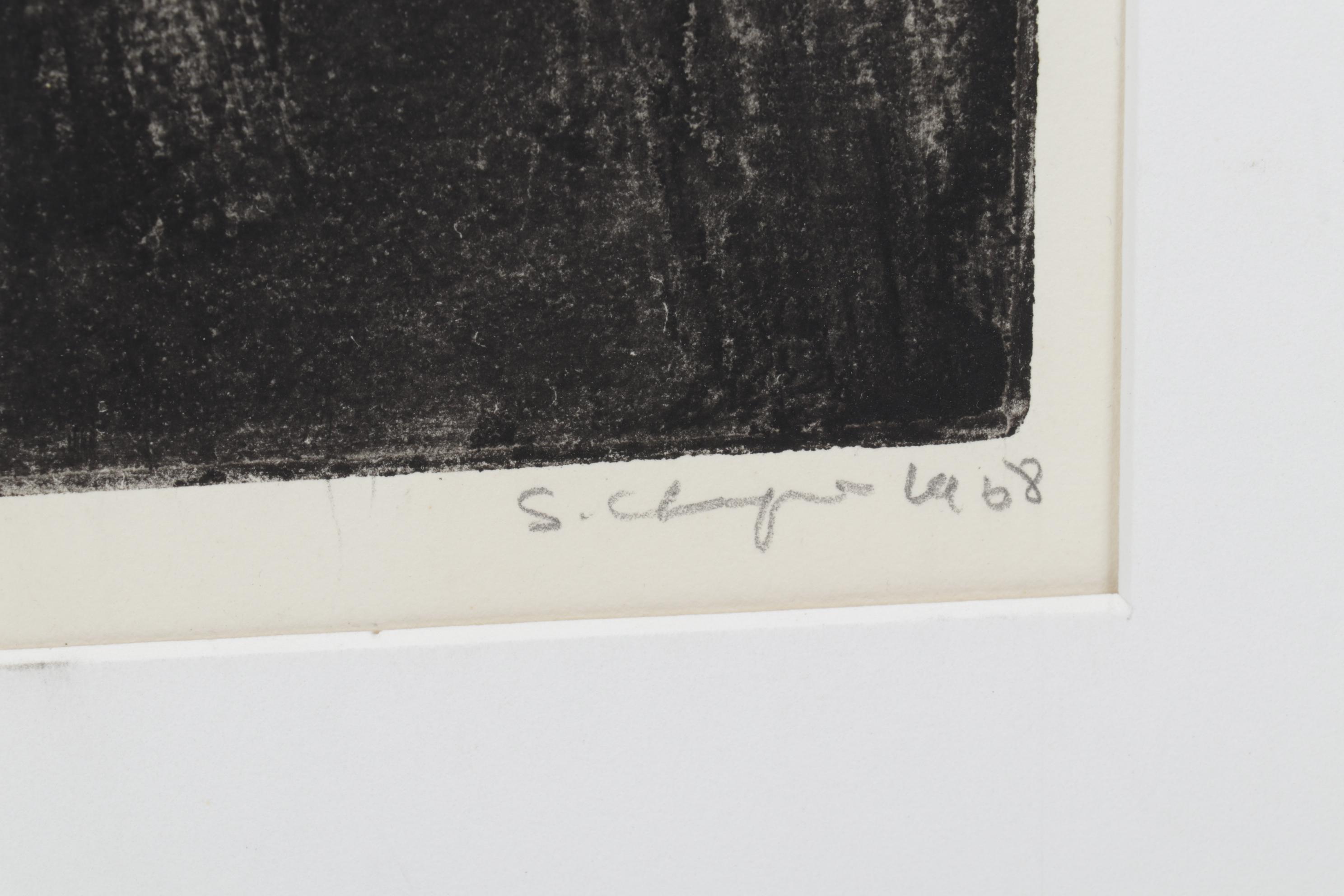 Sidney Chafetz Etching With Aquatint "The Actress Arrives," 1968