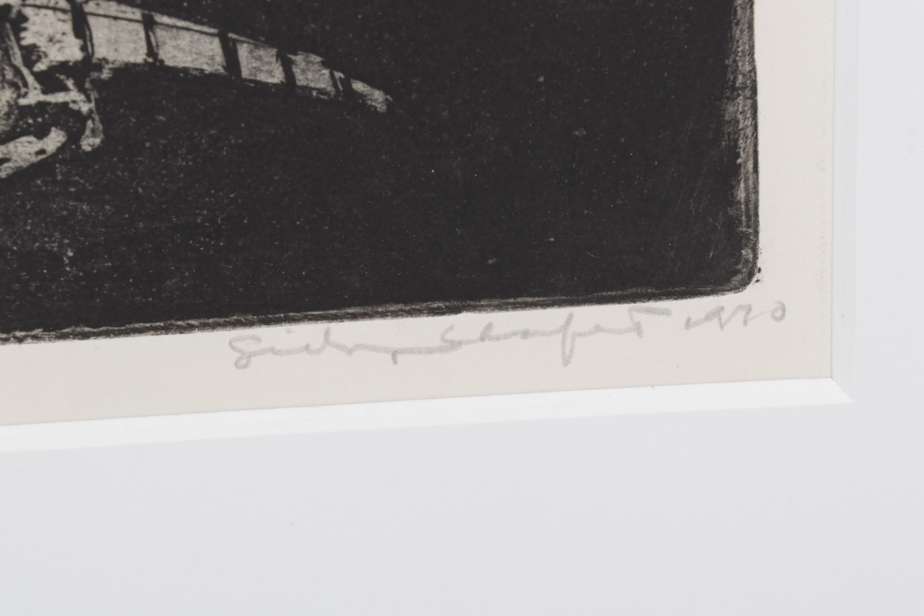 Sidney Chafetz Color Etching "Homage to Bert Williams," 1970