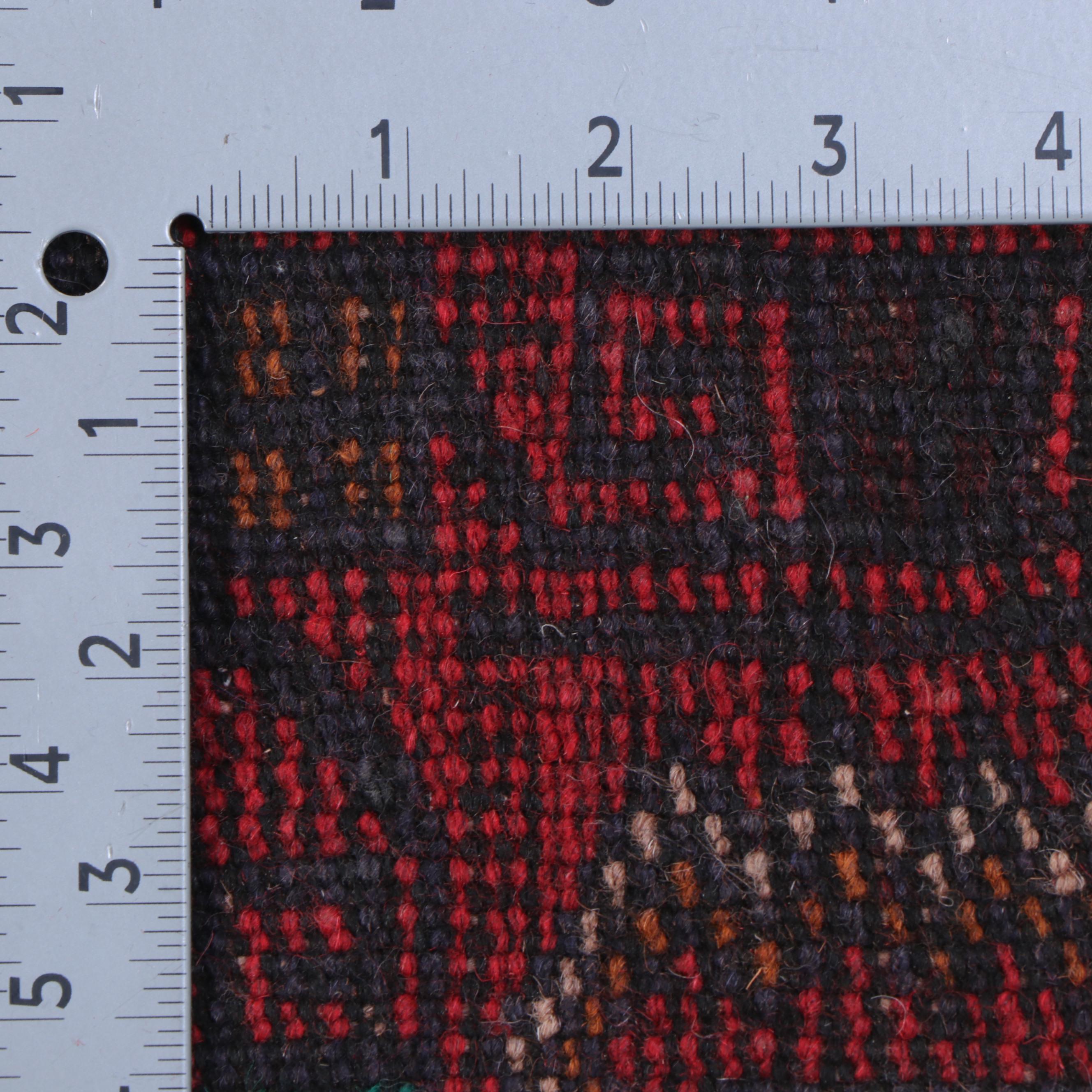 2'9 x 4'8 Hand-Knotted Afghan Teimani Accent Rug