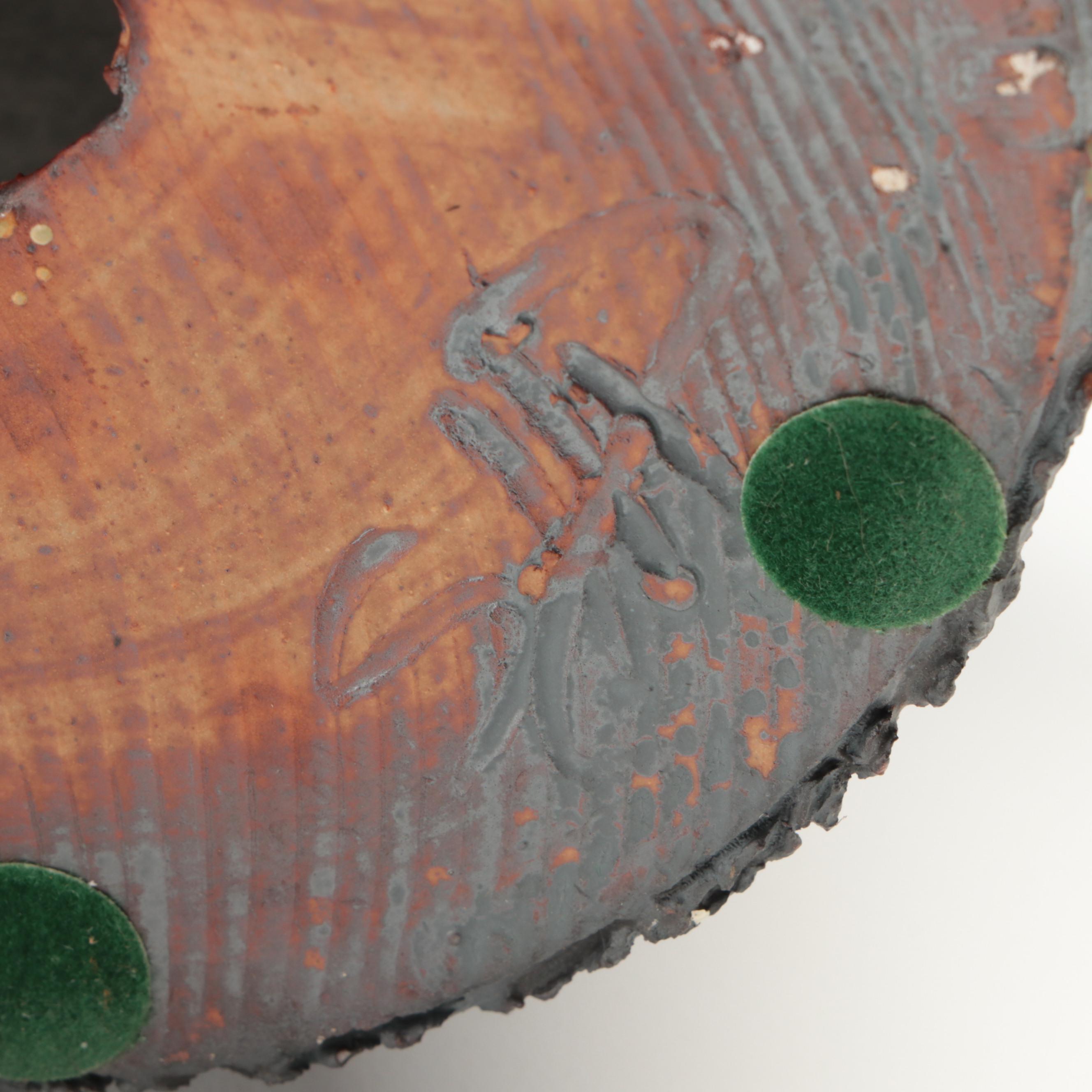 Susan Huff-Pleimann Pottery Hand-Built Stoneware Toad House and Bird Houses