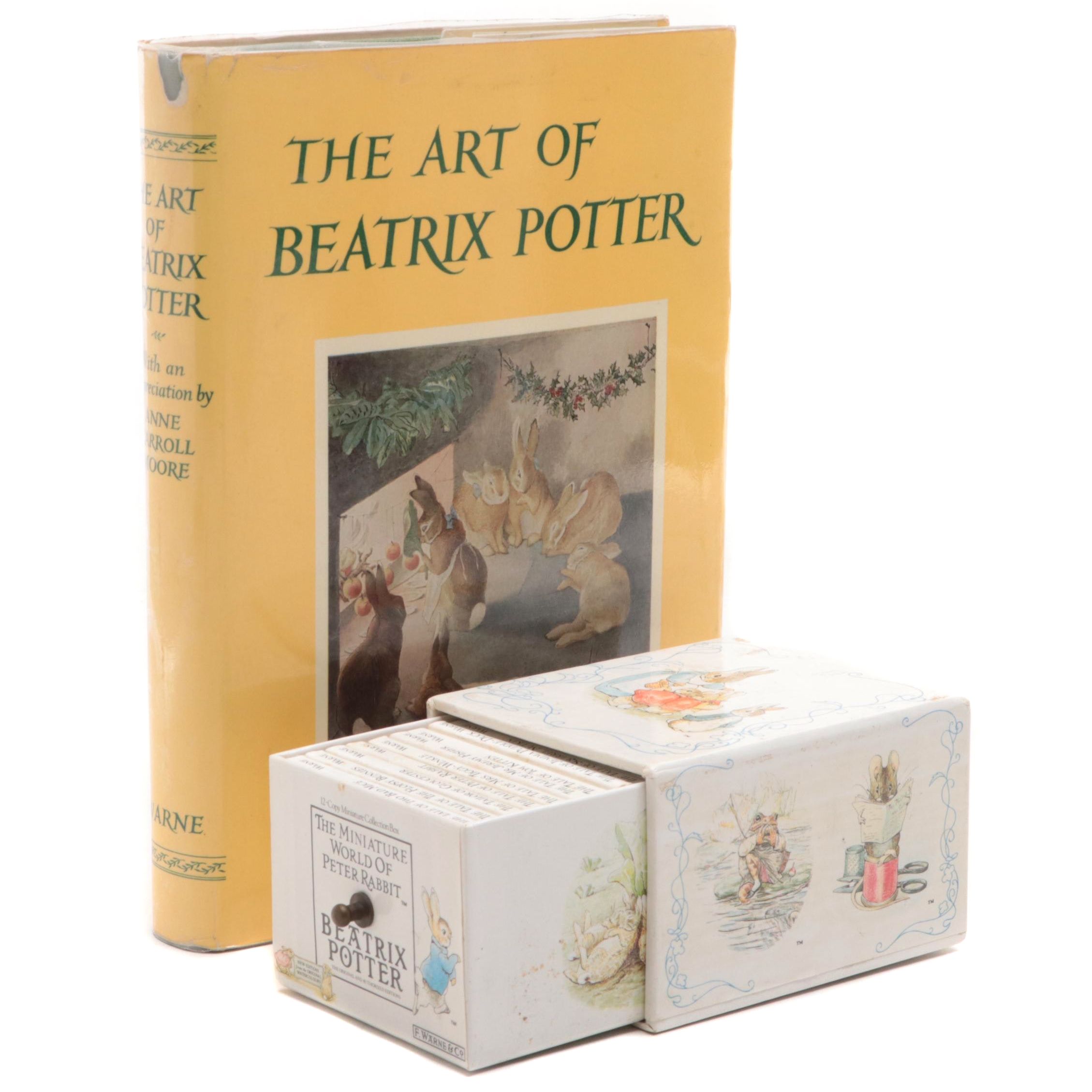 "The Miniature World of Peter Rabbit" Box Set with "The Art of Beatrix Potter"