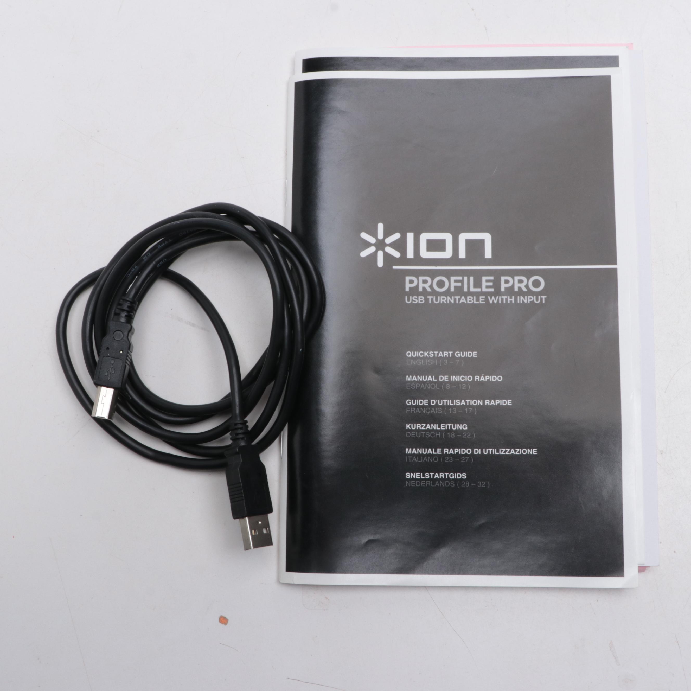 Ion "Profile Pro" USB Turntable