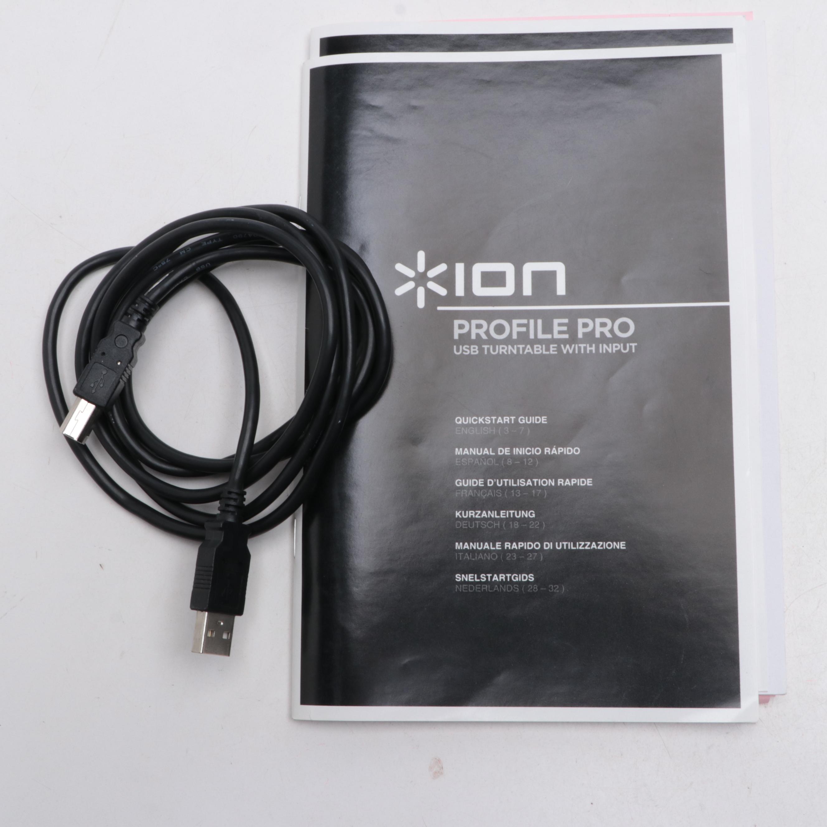 Ion "Profile Pro" USB Turntable