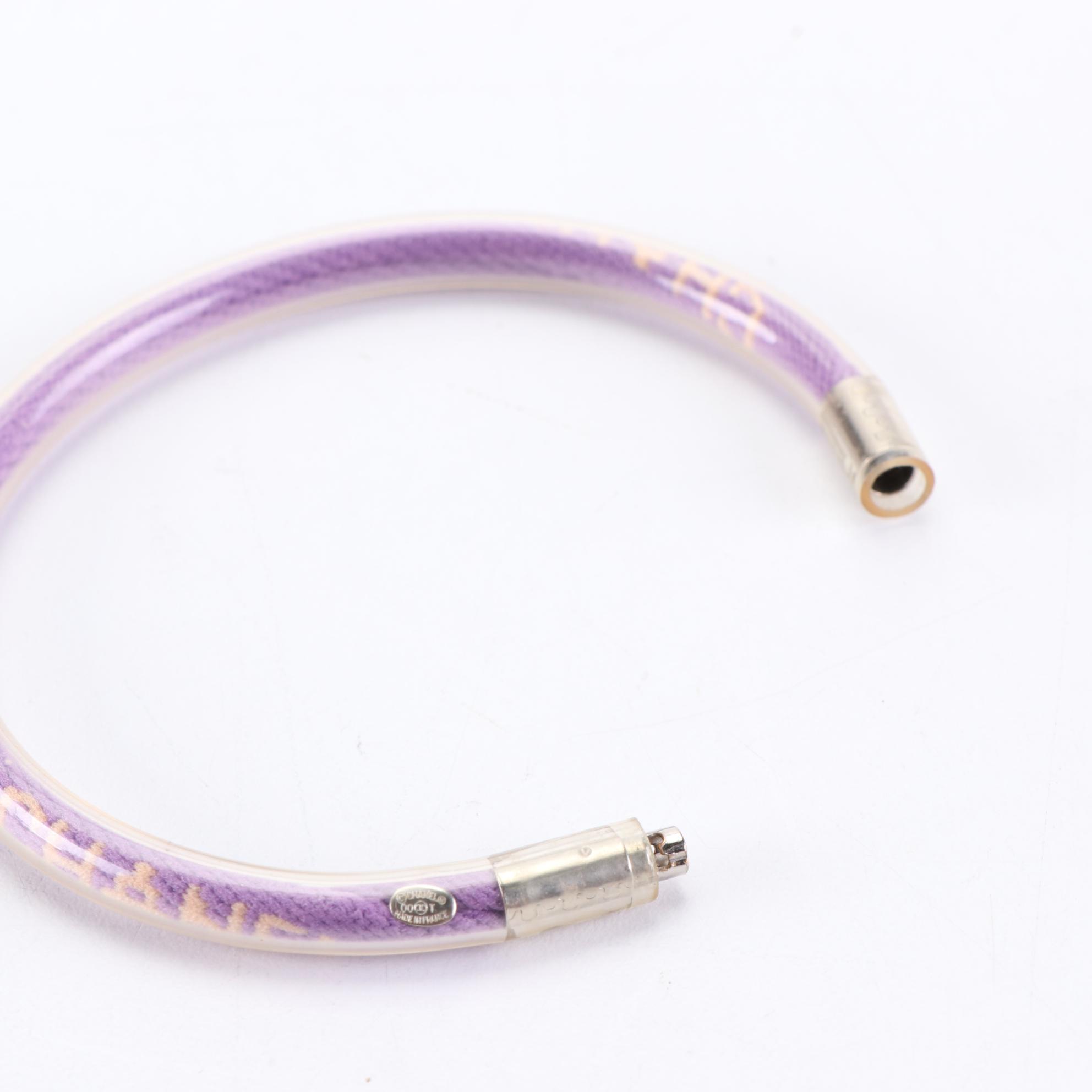 Chanel Pipe PVC Cord Bracelet