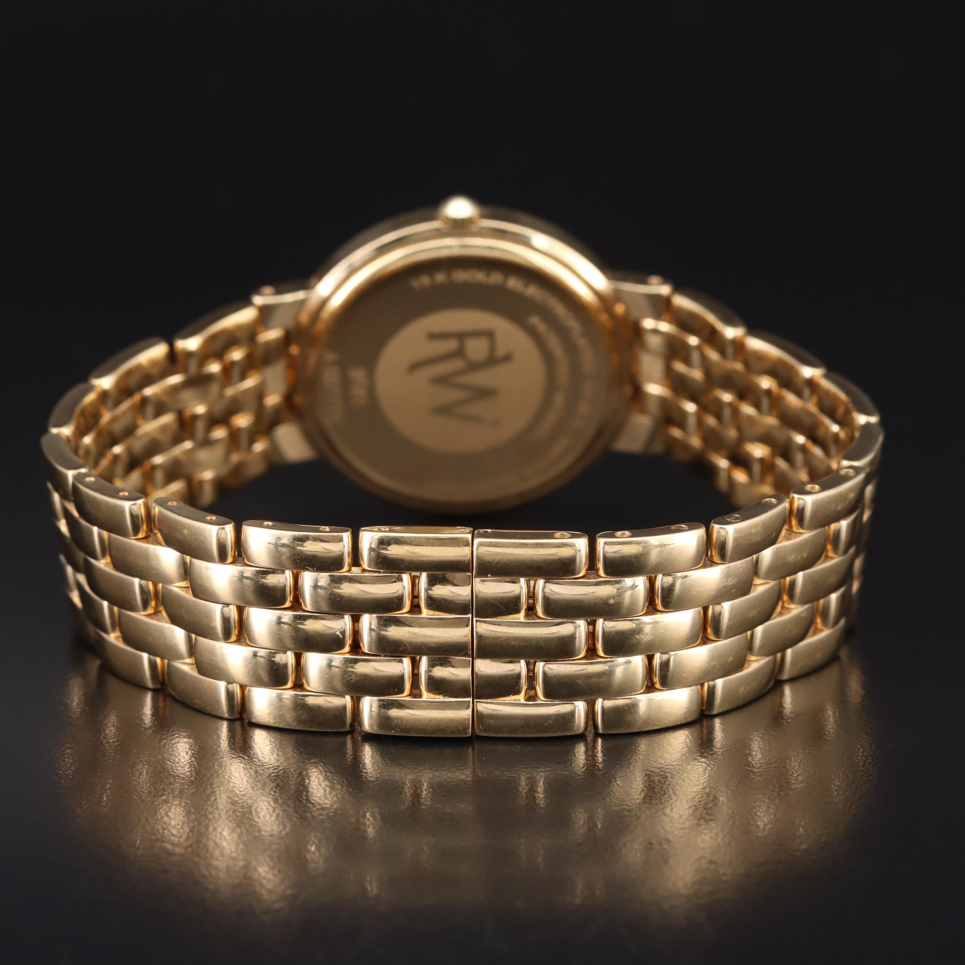 Raymond Weil Geneve Gold Plated Quartz Watch