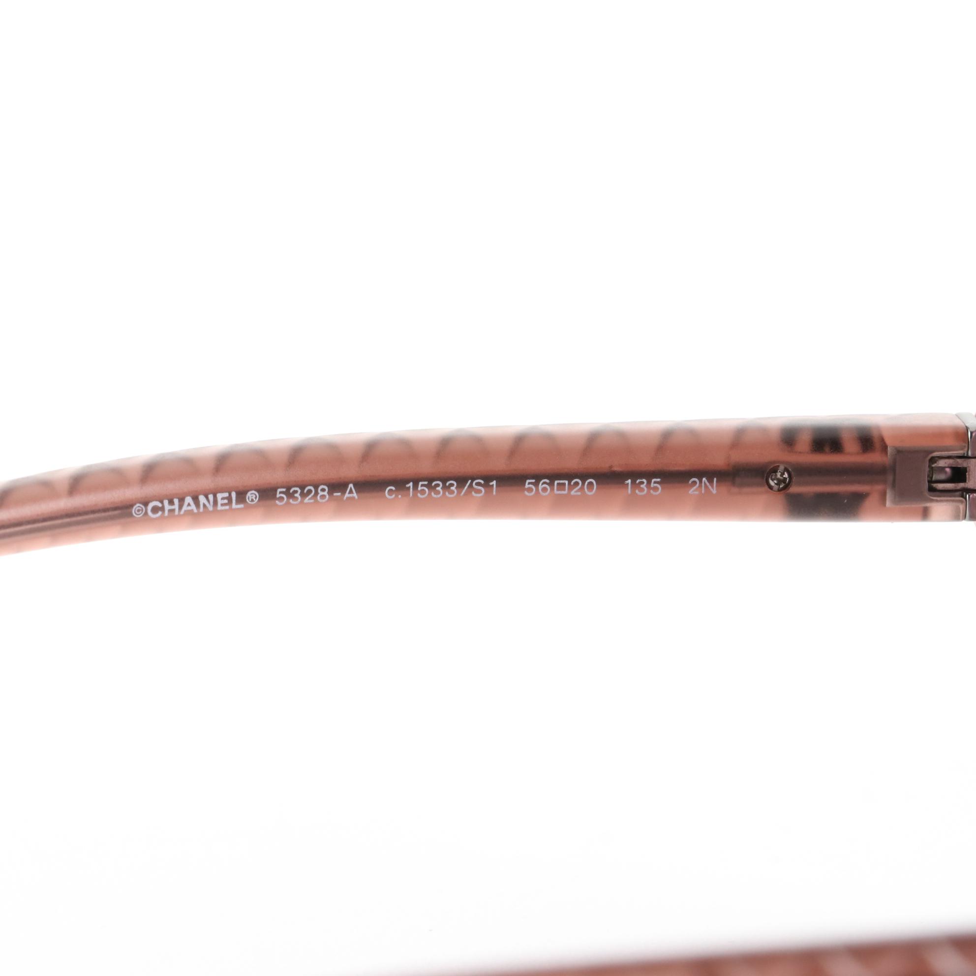 Chanel 5328A Square Sunglasses with Case