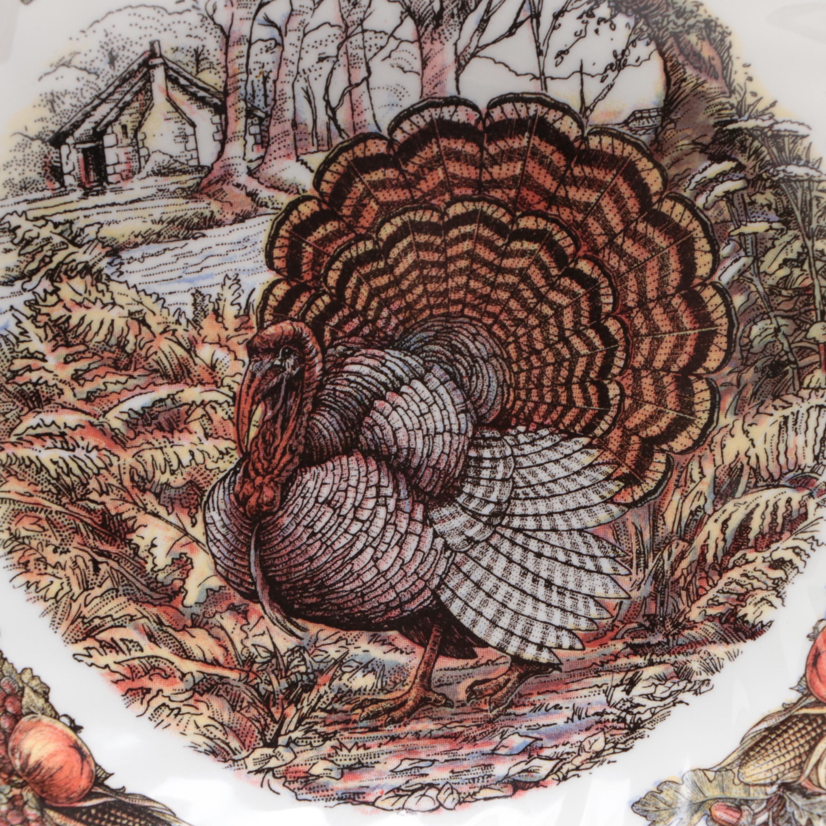 Noble Excellence "Twas the Night Before Christmas" Bowl, Turkey Plate and More