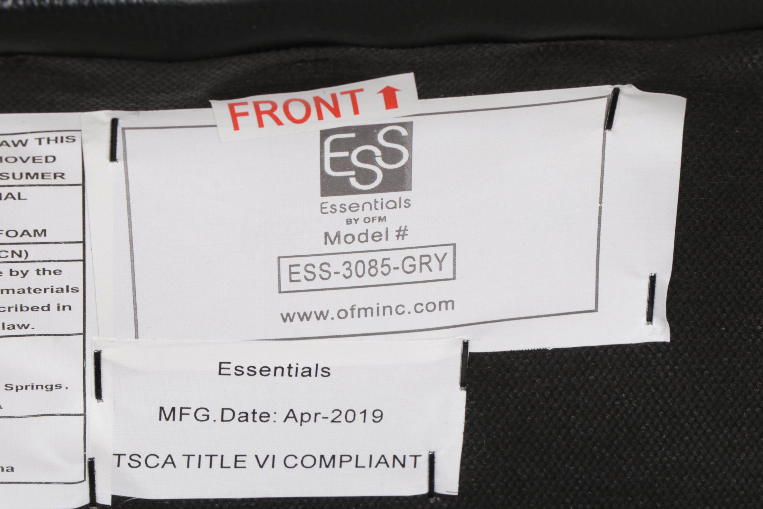 OFM Essentials Bonded Leather and Mesh Adjustable Computer Gaming Chair