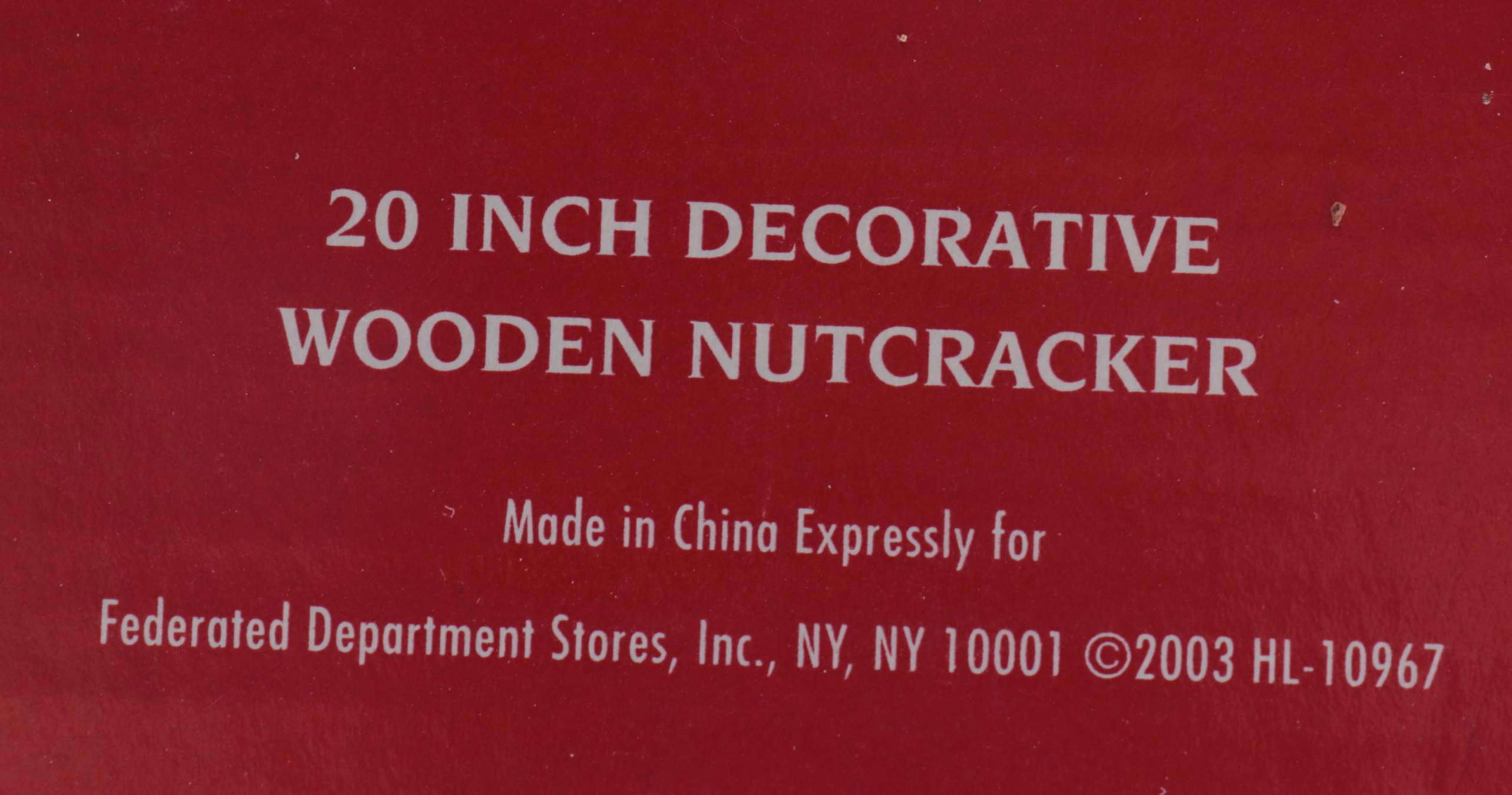 20 Inch Wooden Decorative Nutcrackers