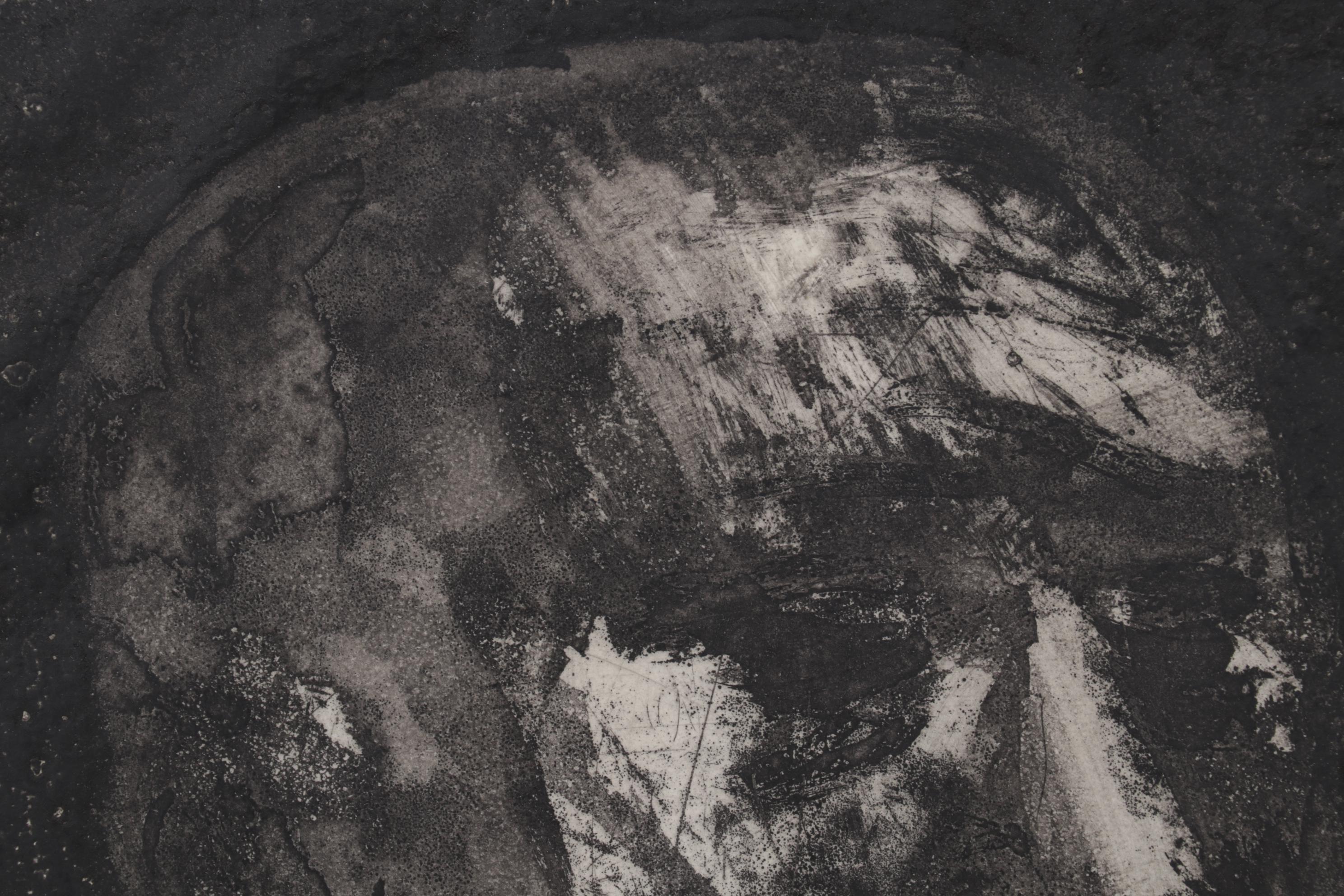 Sidney Chafetz Etching with Aquatint "Another Generation," 1965