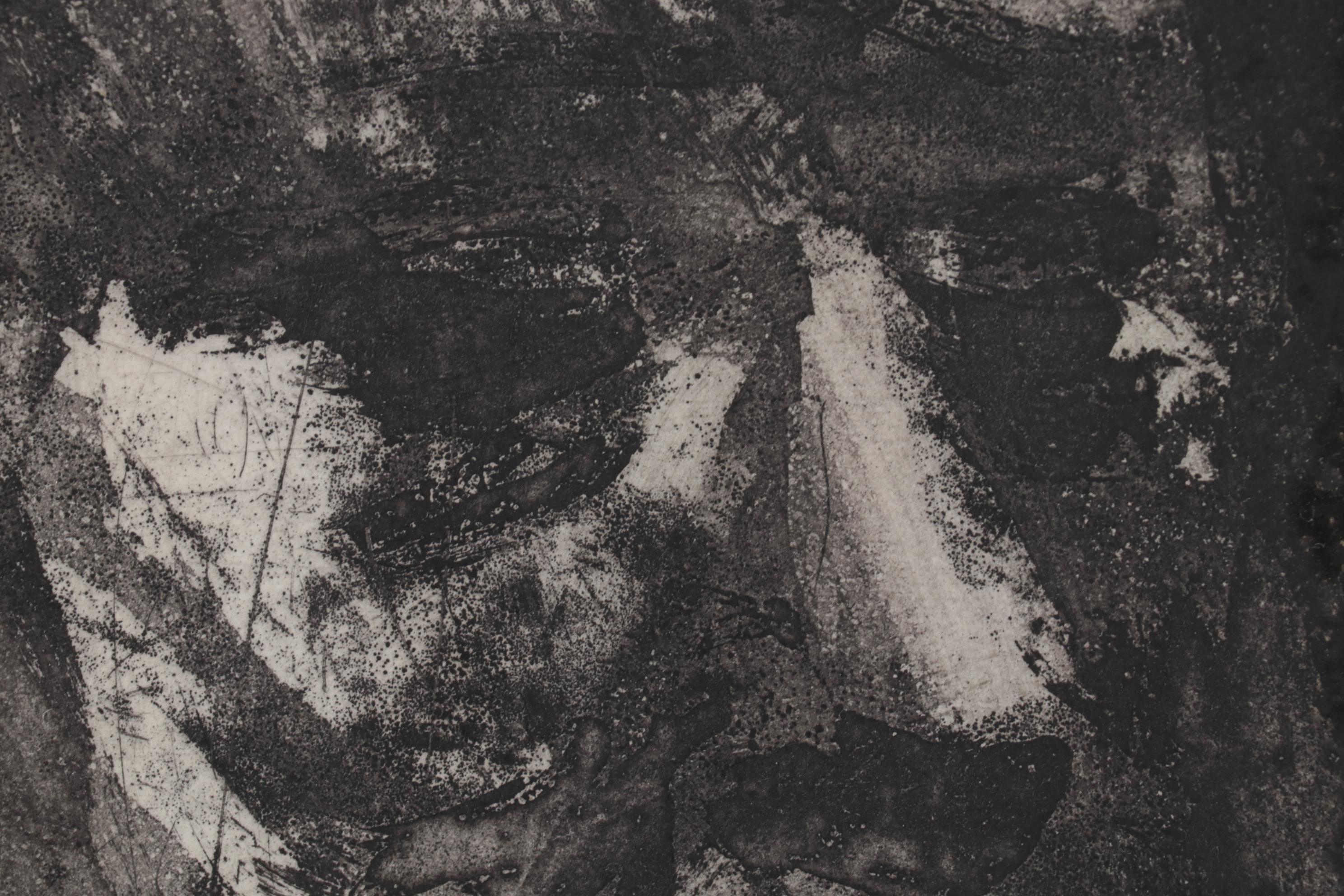 Sidney Chafetz Etching with Aquatint "Another Generation," 1965