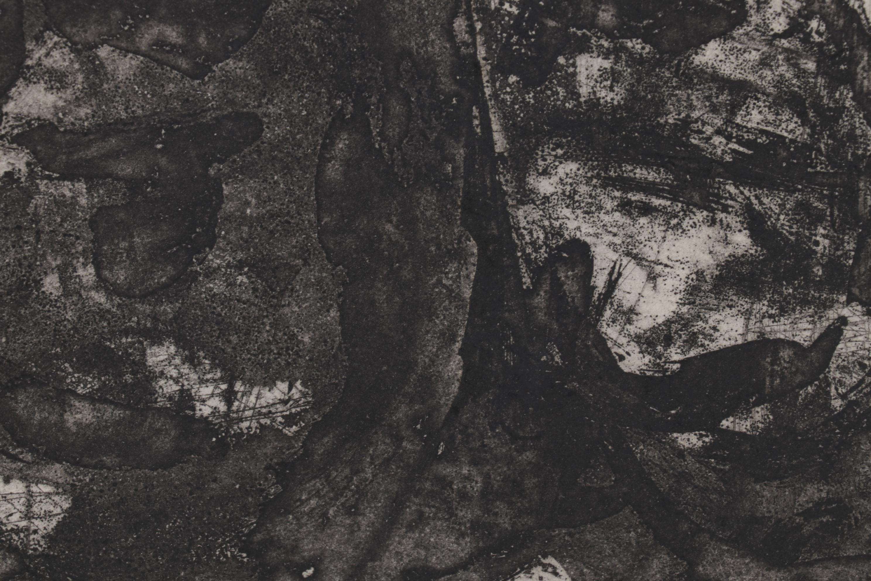 Sidney Chafetz Etching with Aquatint "Another Generation," 1965