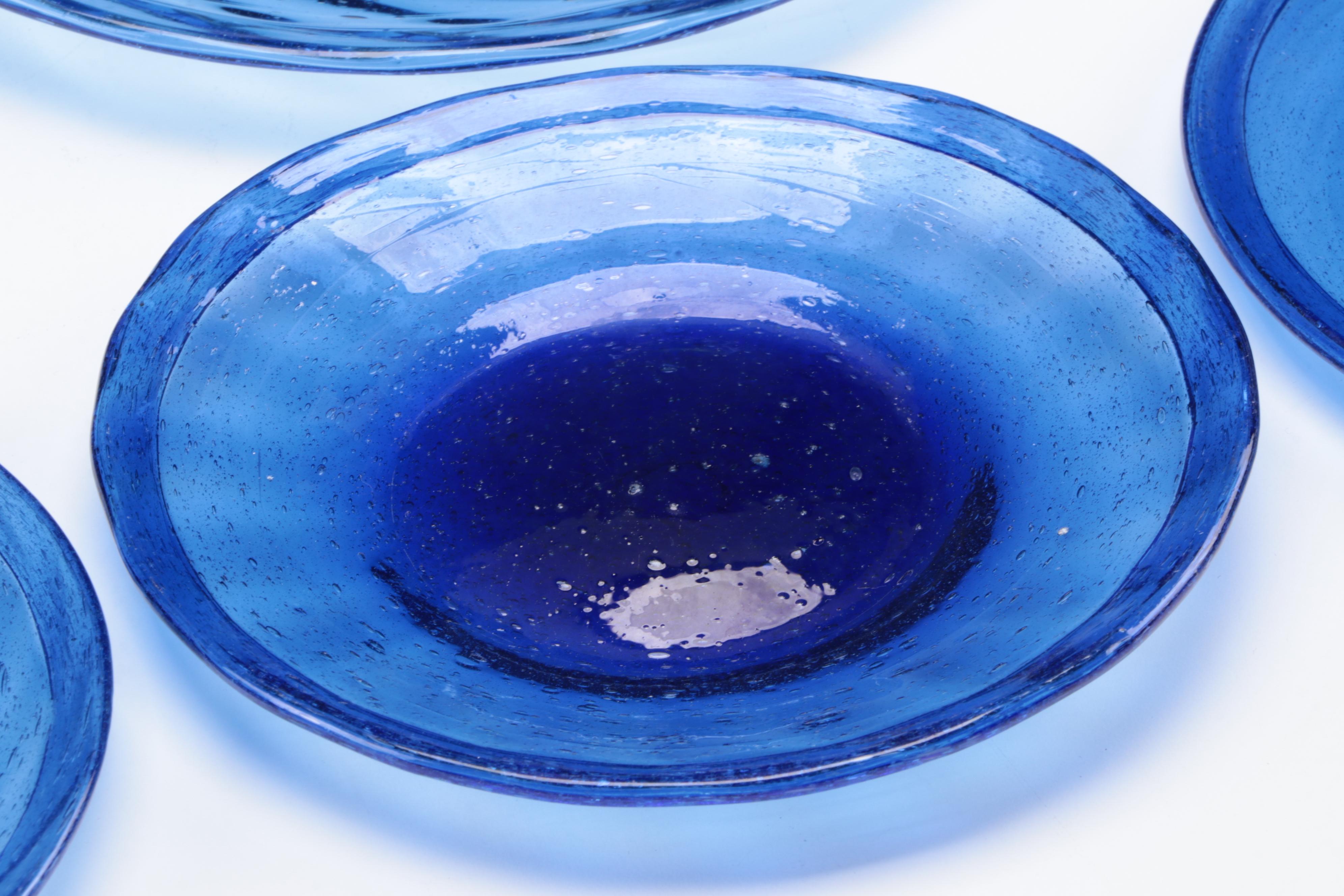 Blown Glass Plates and Other Tableware